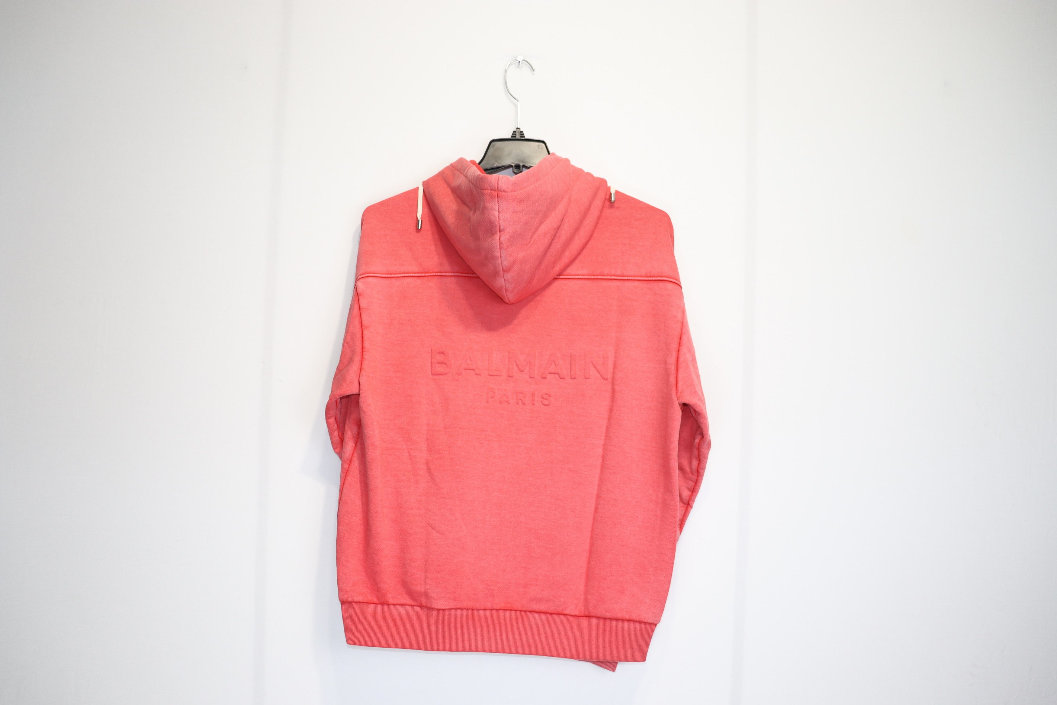 Balmain o1rshd1 Zipper Hoodie in Pink Size US M / EU 48-50 / 2 - 6 Thumbnail