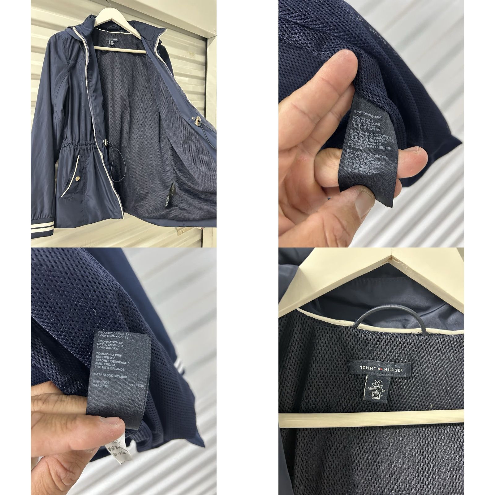 Tommy Hilfiger Tommy Hilfiger Sport Navy Blue Zip-Up Hoodie Jacket S Women’s Size S / US 4 / IT 40 - 8 Thumbnail