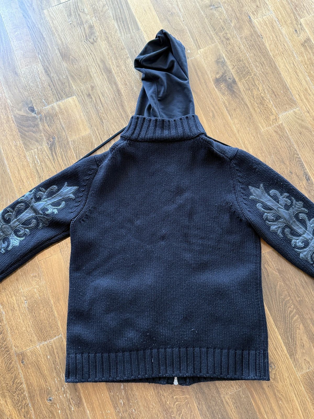 Chrome Hearts Chrome Hearts Cashmere Patches 1-of-1 Zip Up Size US L / EU 52-54 / 3 - 13 Thumbnail