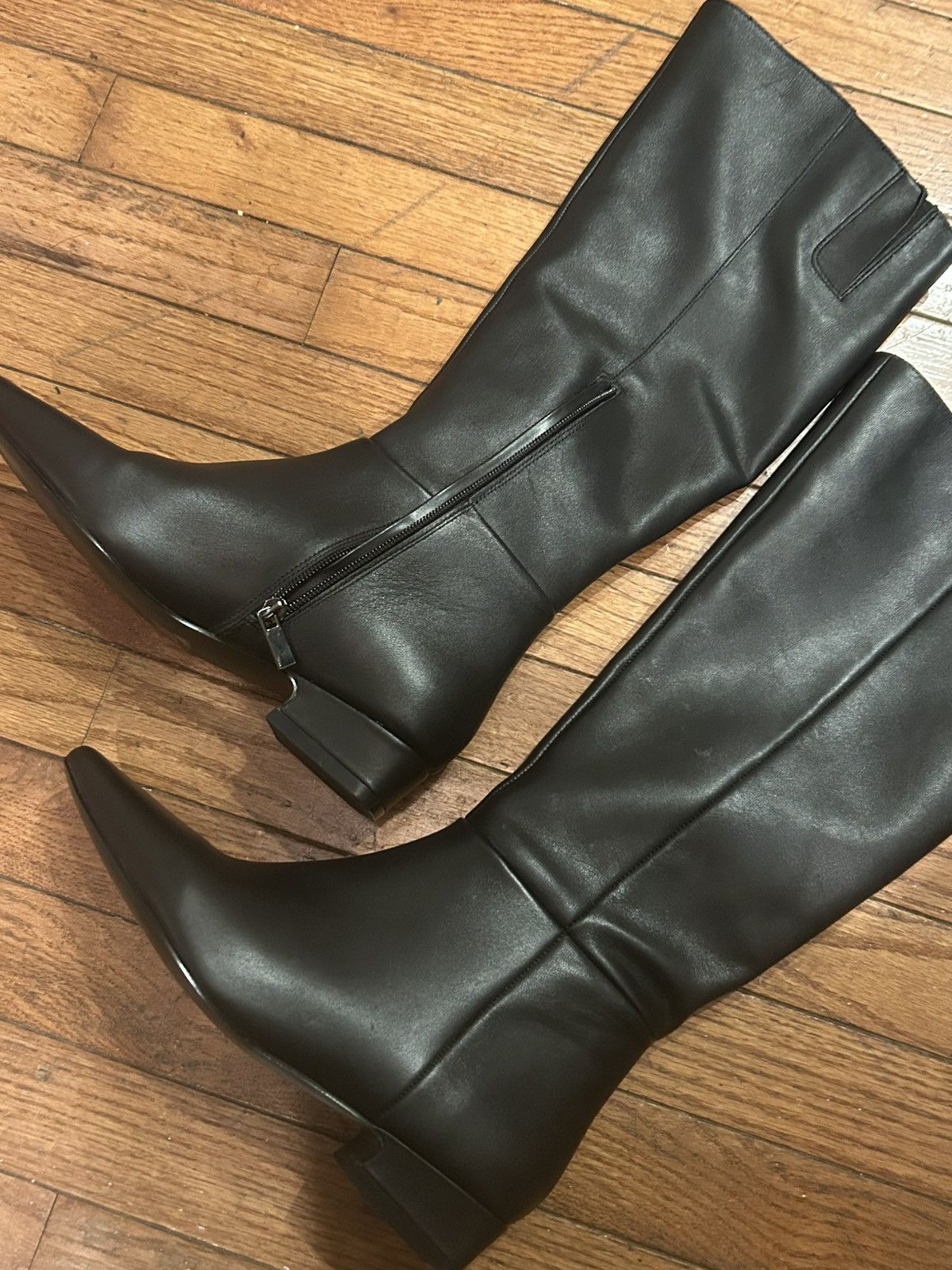 Jason Wu Jason Wu All Leather low Block Heel Size US 7.5 / IT 37.5 - 13 Thumbnail
