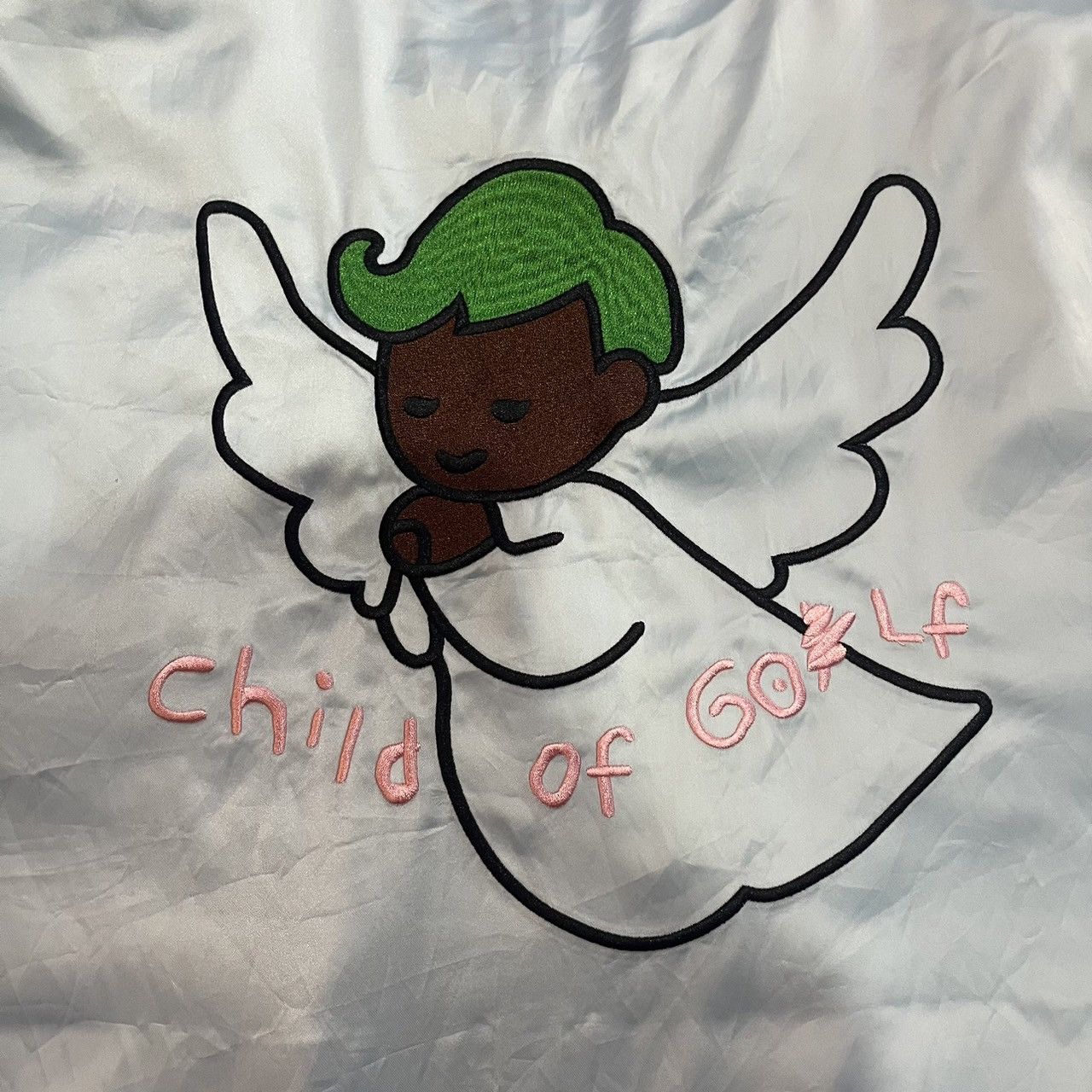 Golf Wang × Golf le Fleur × Tyler The Creator Golf Wang Child of Golf Satin Jacket Size US L / EU 52-54 / 3 - 9 Thumbnail