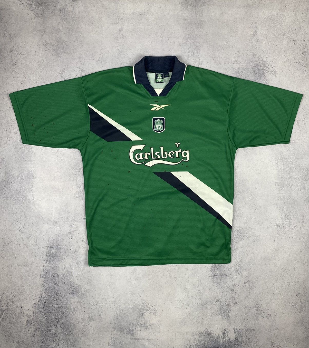 Reebok × Vintage Vintage Reebok Liverpool 1999/00 Football Soccer Jersey Size US L / EU 52-54 / 3 - 1 Thumbnail