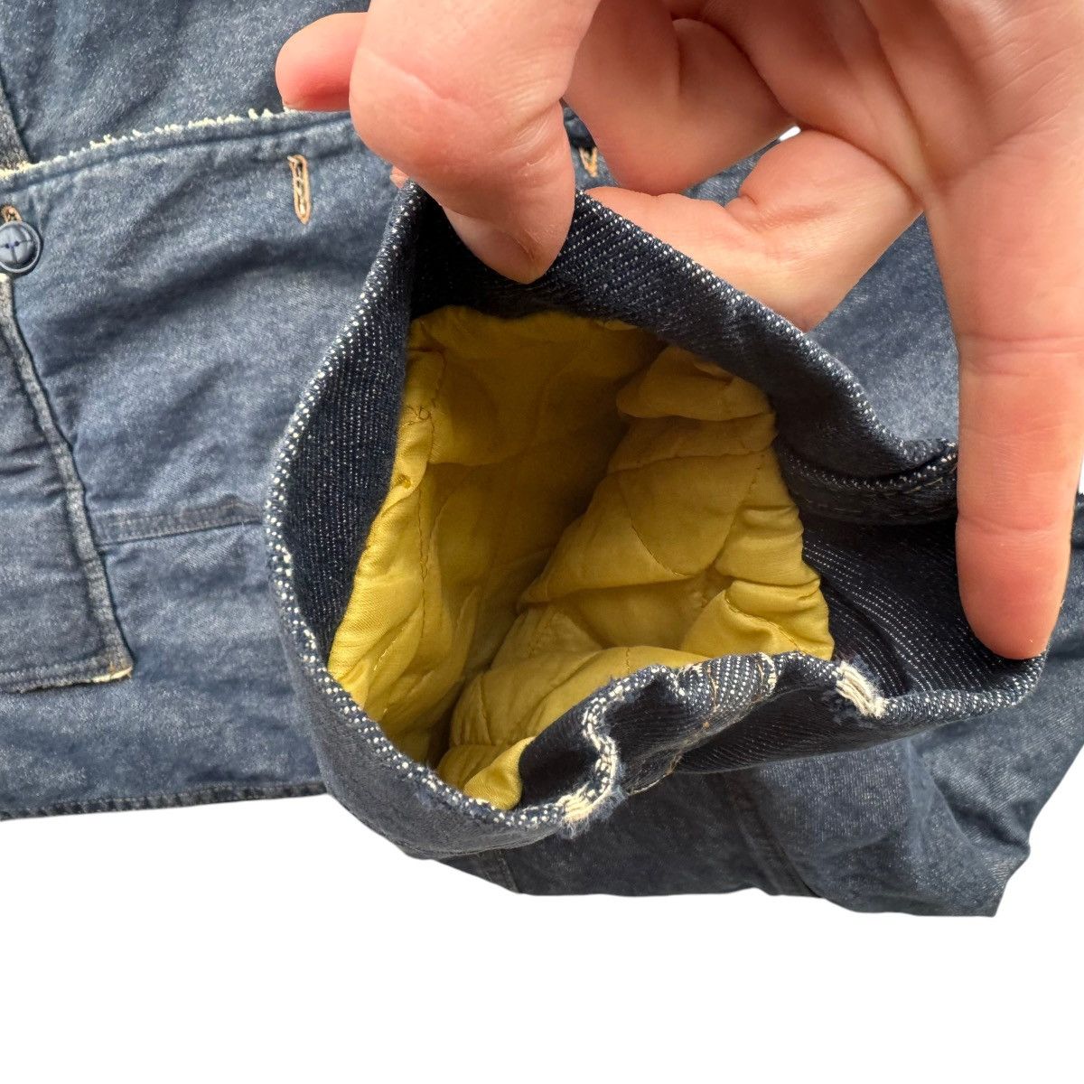 Carhartt × Sears × Vintage 60s Denim Ranch Jean Jacket TRUE VINTAGE Sherpa Lined Barn Size US XL / EU 56 / 4 - 17 Thumbnail