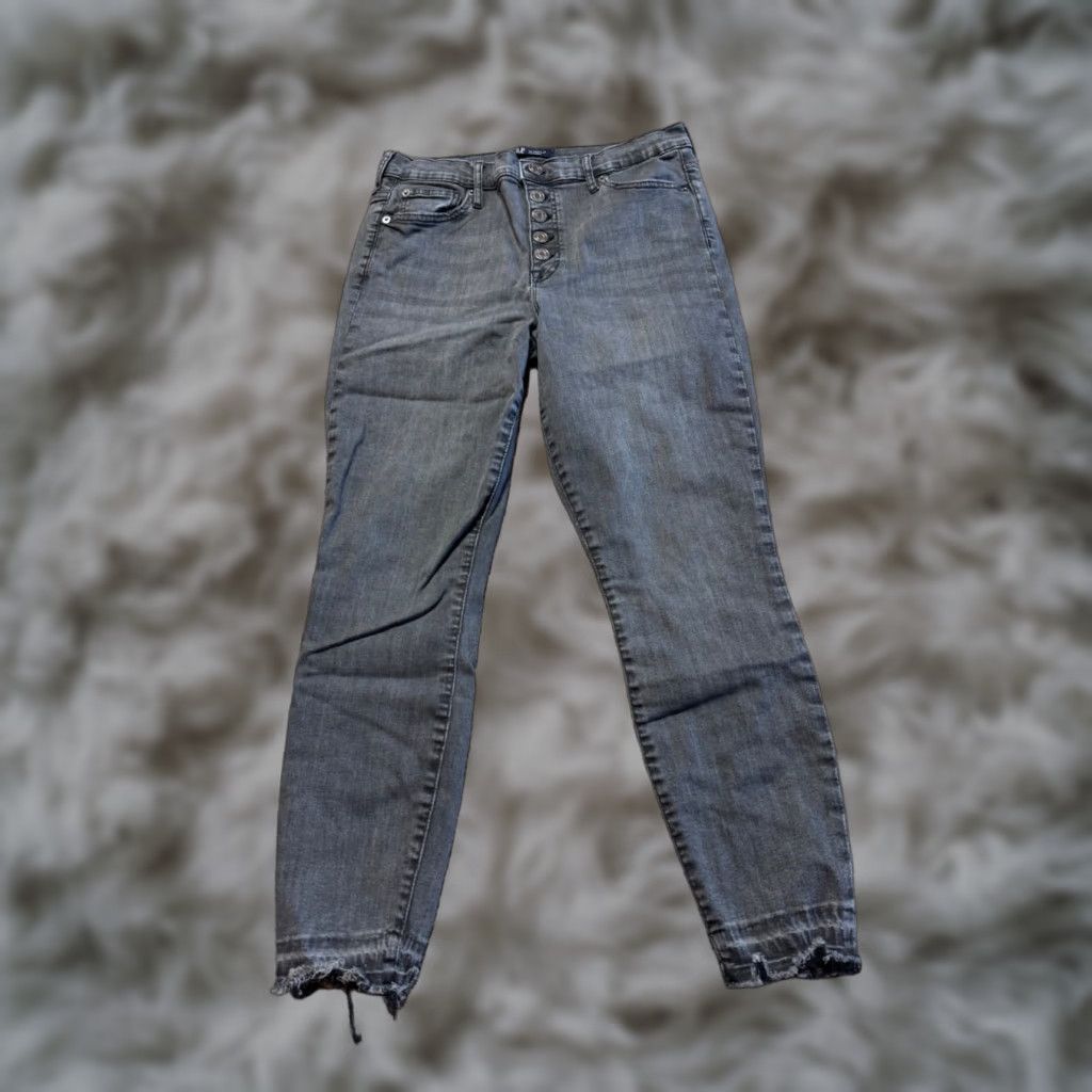 Gap Gap Jeans Legging Women Slim Denim Ankle Charcoal Gray Size 30 2072 Women Size 30" / US 8 / IT 44 - 1 Thumbnail