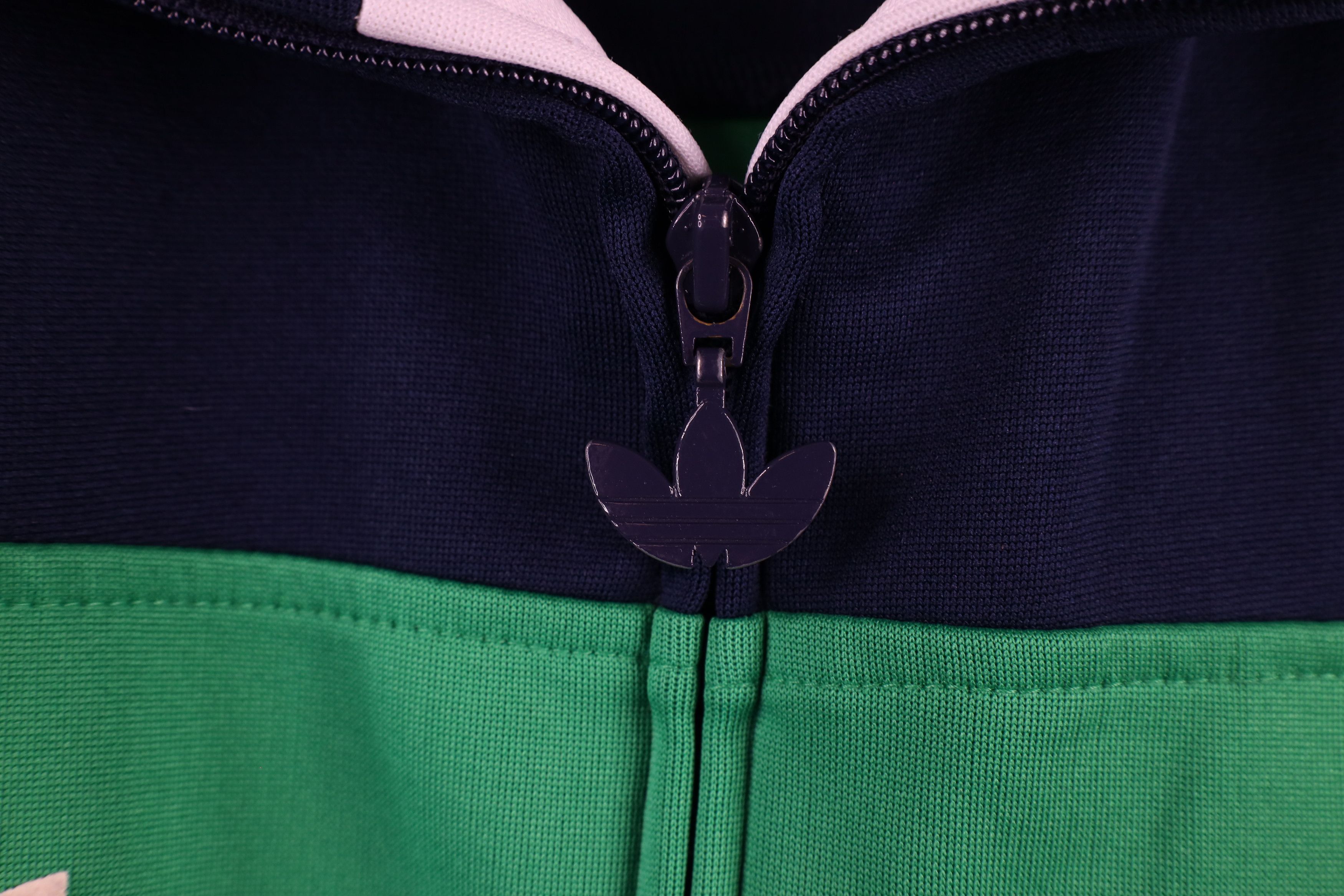 Adidas × Vintage Retro Adidas Striped Notre Dame University Track Jacket Size US L / EU 52-54 / 3 - 4 Thumbnail