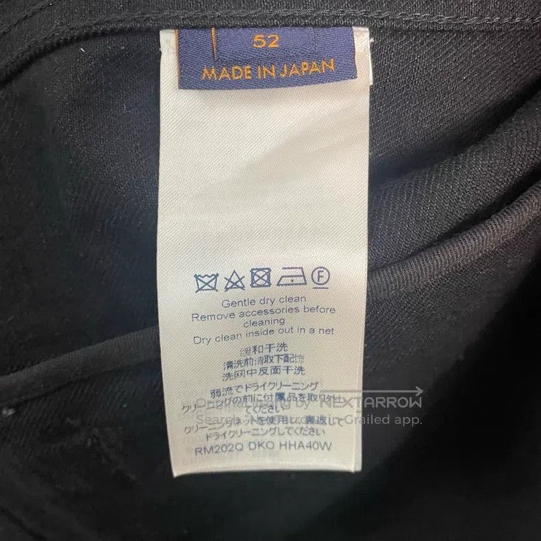 Louis Vuitton Louis Vuitton Black DNA Denim Jacket Size US L / EU 52-54 / 3 - 3 Thumbnail