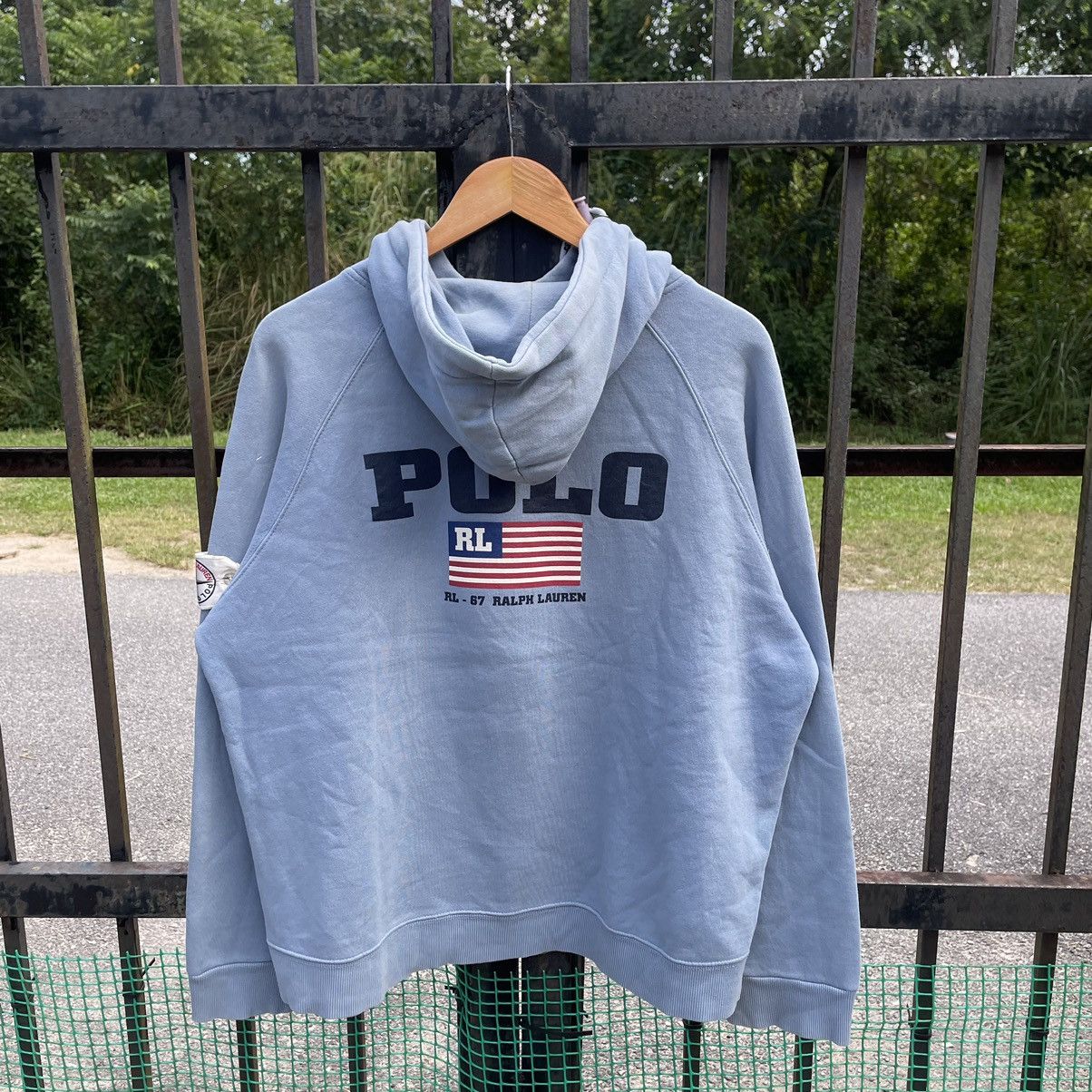 🔥Vintage 90s Polo Sports Ralph Lauren Full Zipper Hoodie
