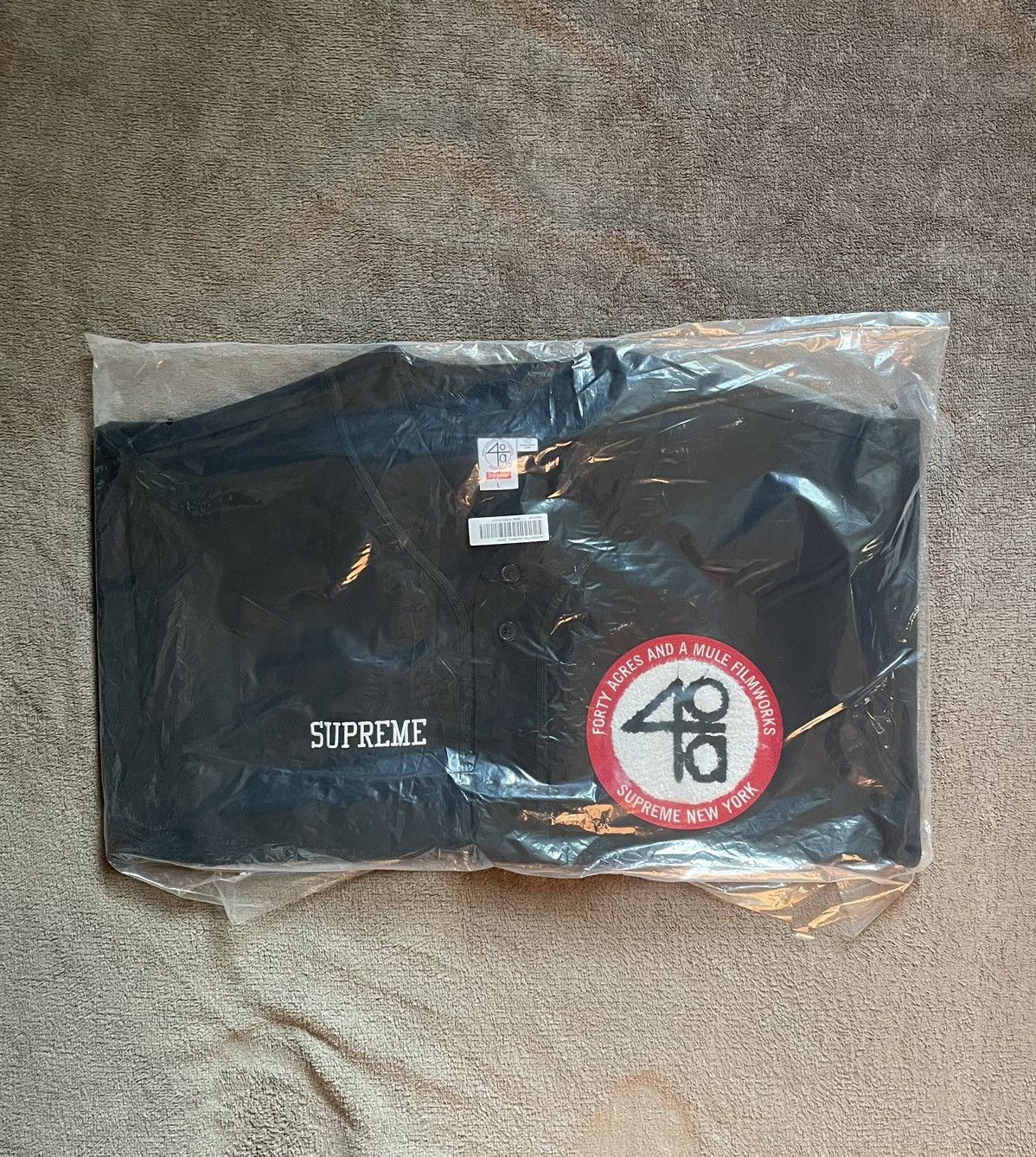 Supreme Supreme x 40 Acres baseball jersey spike lee Size US L / EU 52-54 / 3 - 1 Thumbnail