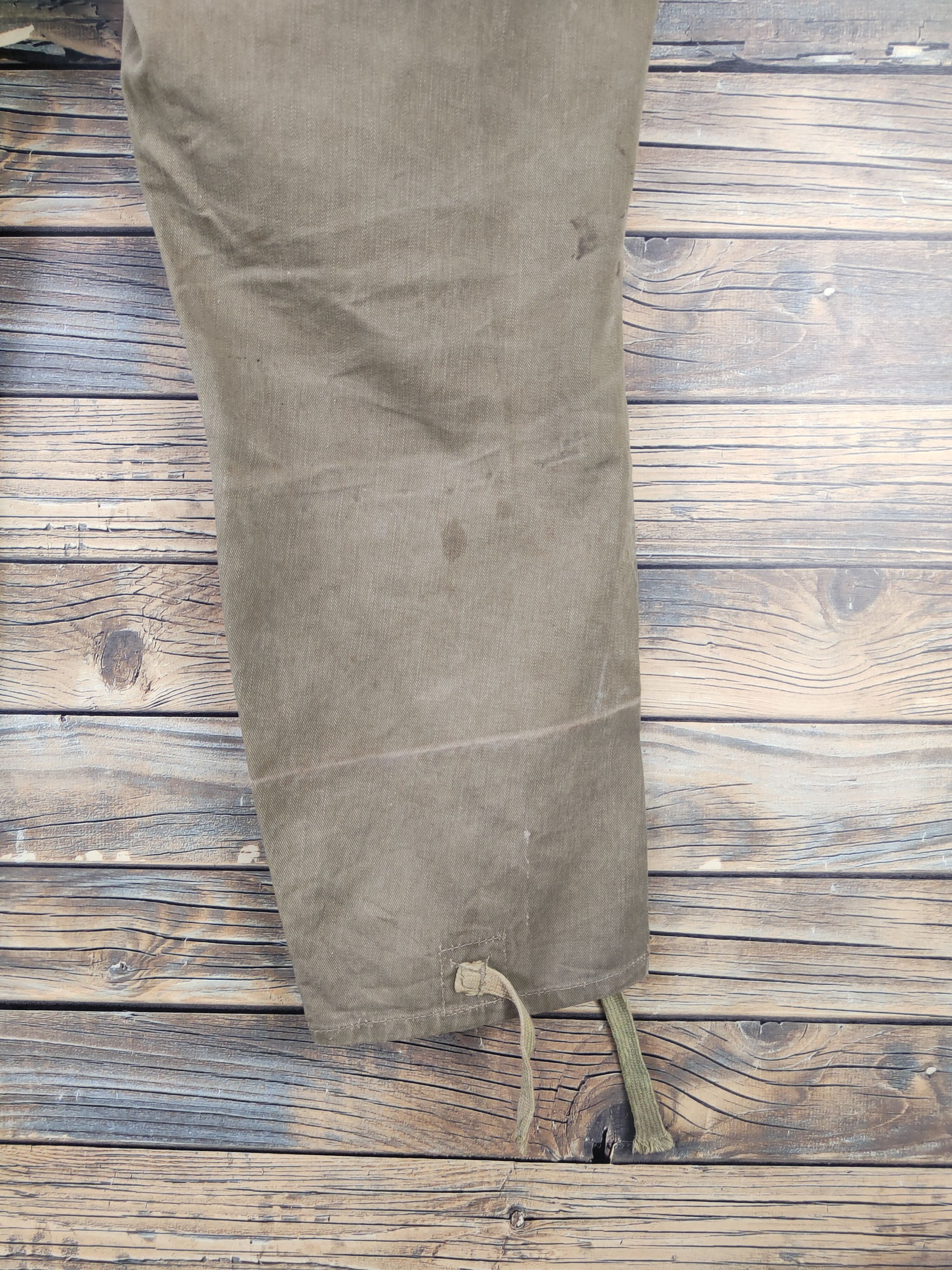 Vintage DL Japan vintage military worker Olive cargo Pants #W1790 Size US 30 / EU 46 - 11 Thumbnail