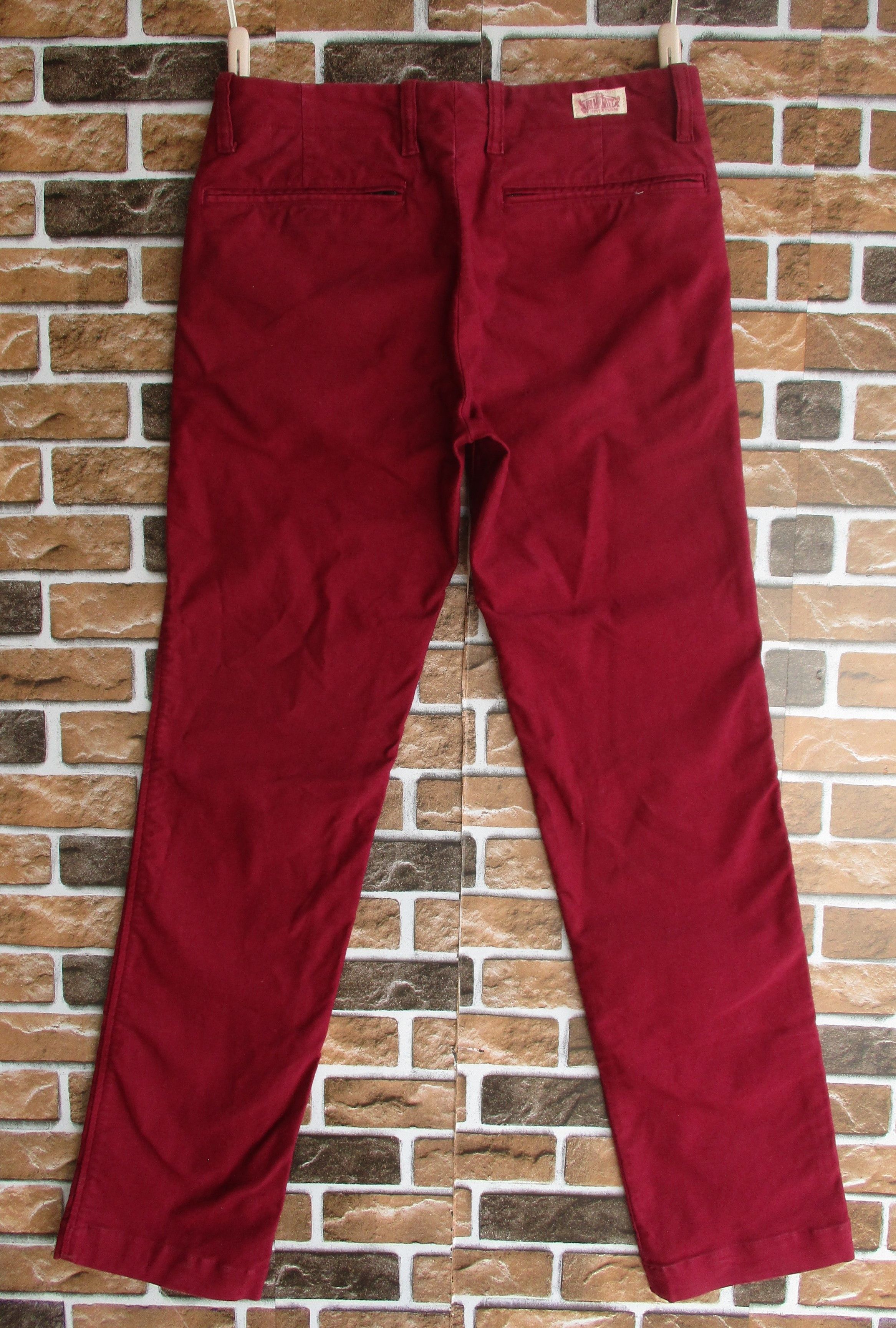 HOLLYWOOD RANCH MARKET × Vintage Twill Pants Size 1 Low Rise Straight Leg W29 L31 Size US 29 - 2 Thumbnail