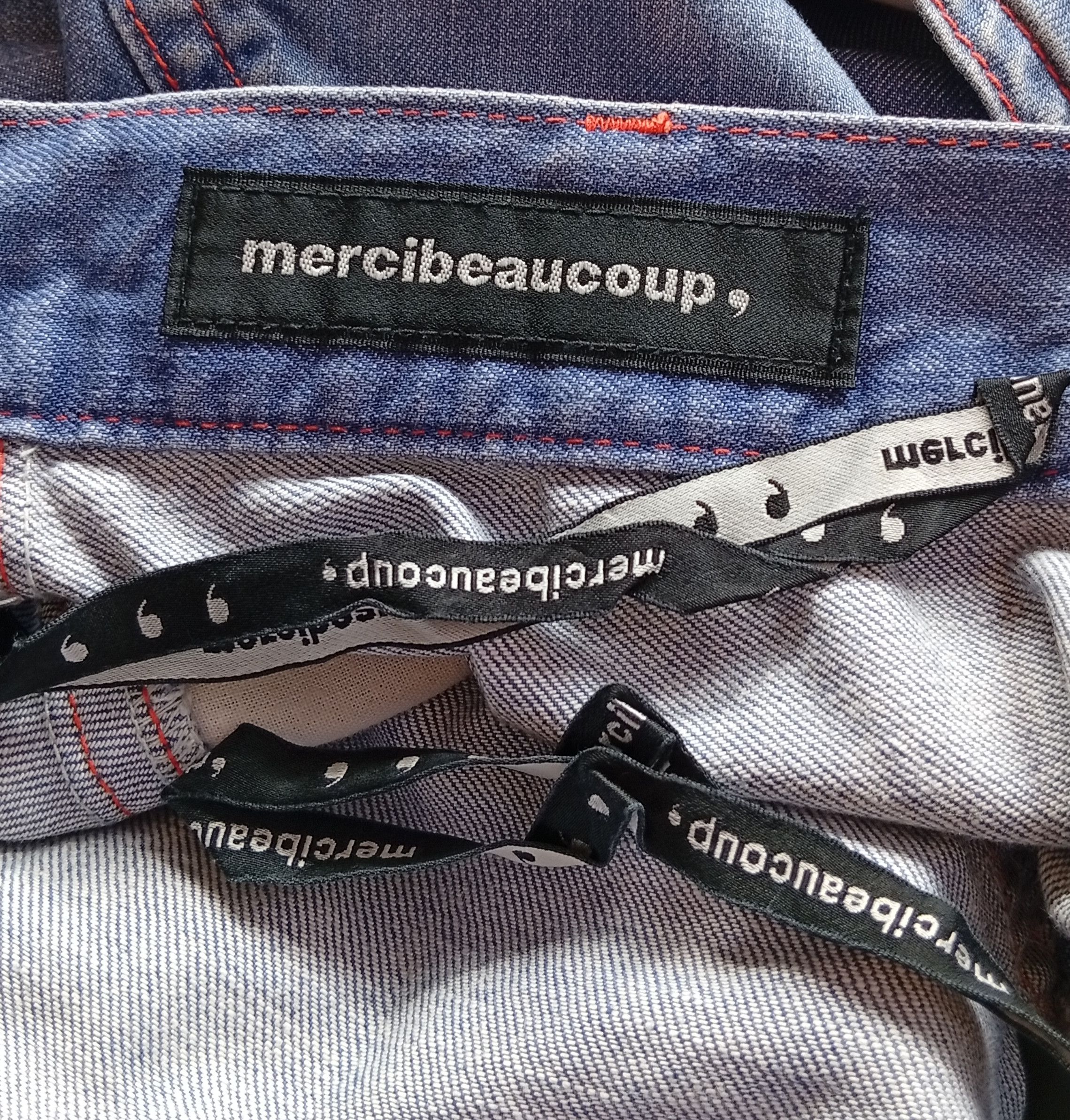 Issey Miyake Mercibeaucoup denim jogger dropcrotch pants Size 28" / US 6 / IT 42 - 5 Thumbnail