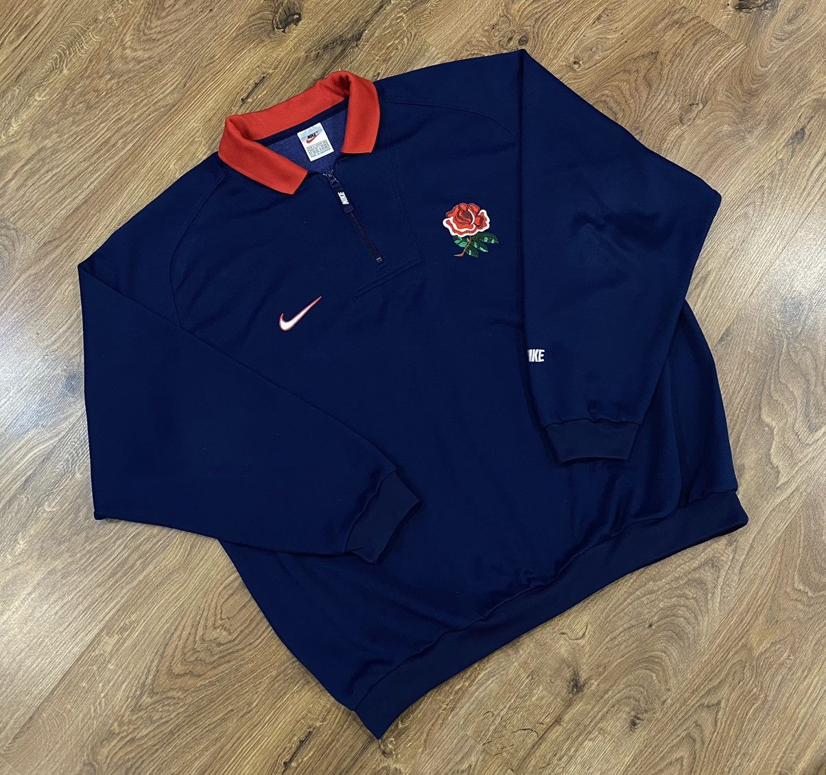 Nike Nike Big Logo Sweatshirt x Vintage x Streetwear Size US XL / EU 56 / 4 - 3 Thumbnail