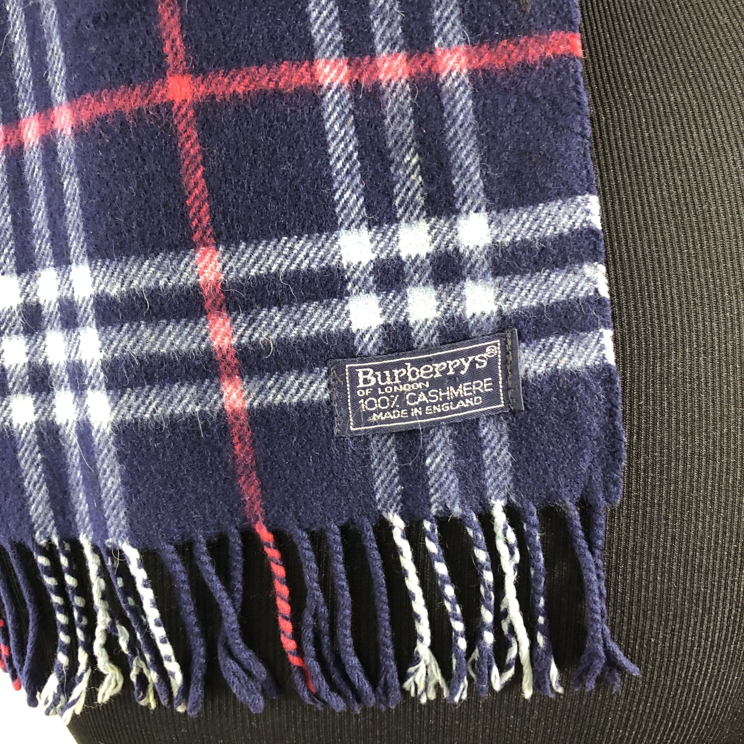 Burberry × Vintage Vintage Burberry Scarf Muffler MF047 Size ONE SIZE - 3 Thumbnail