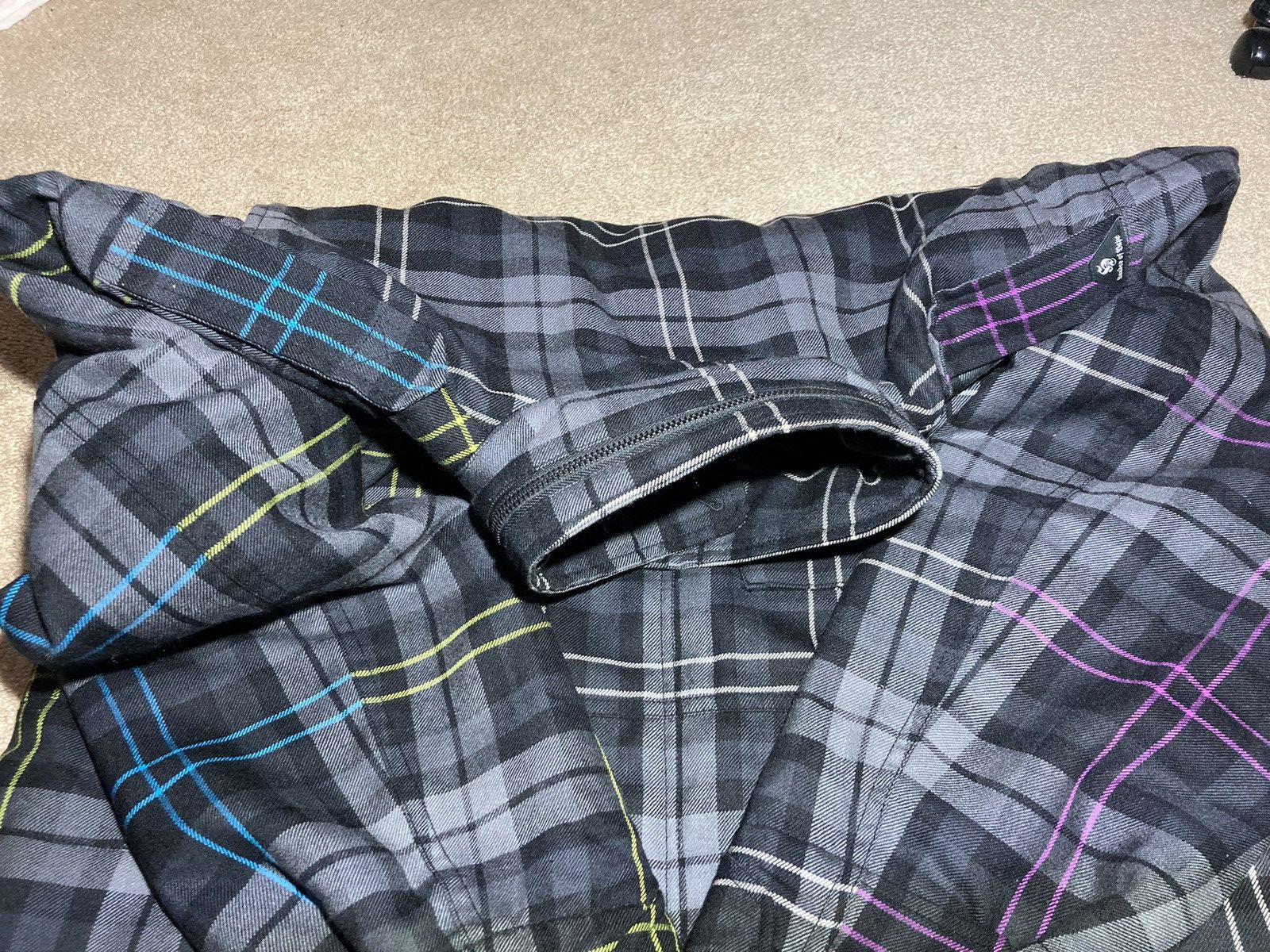 Bape × Neighborhood 2004 Bape Neighborhood Fleece Lined Plaid Jacket OG Vintage Size US M / EU 48-50 / 2 - 5 Thumbnail