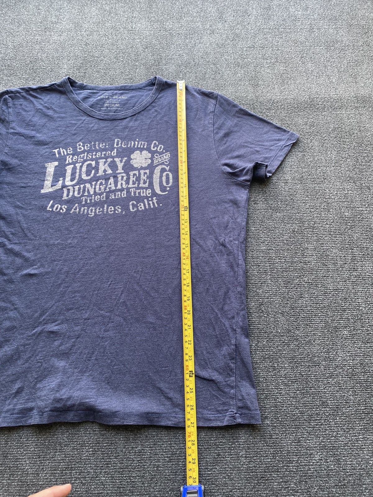 Lucky Brand 🔥Lucky Brand Usa blue tee m size racing rare Size US M / EU 48-50 / 2 - 5 Thumbnail