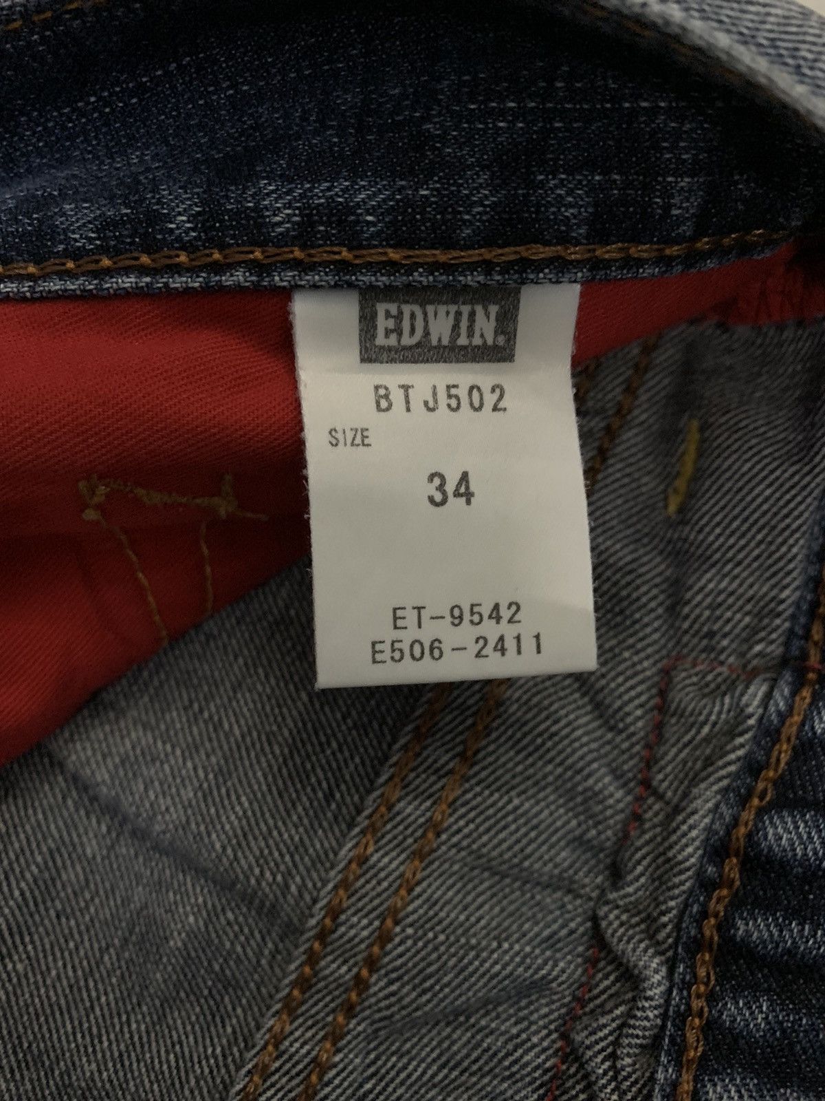Edwin Vintage Edwin Blue Trip Relaxed Fit Distressed Grunge Jeans Size US 34 / EU 50 - 19 Thumbnail