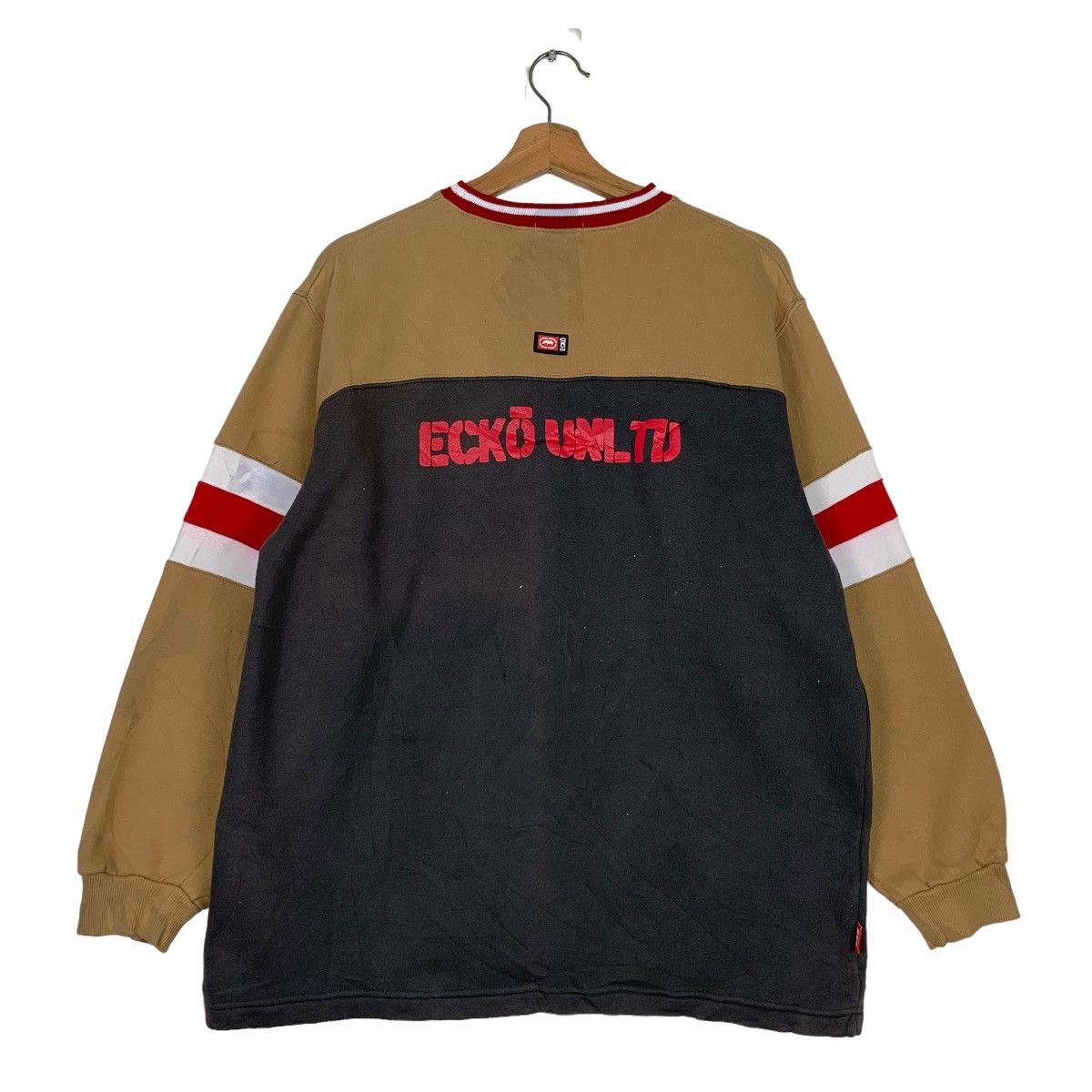Ecko Unltd. Ecko Unltd. Big Logo Colorblock Pullover Sweater #0206-C10 Size US M / EU 48-50 / 2 - 7 Thumbnail
