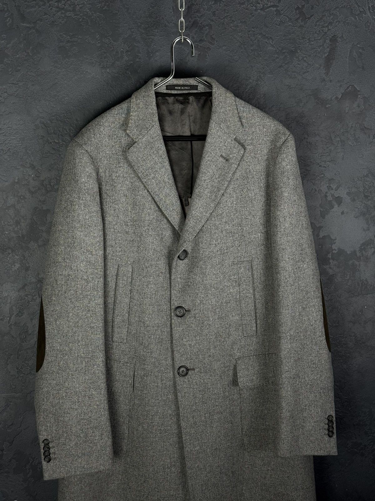 Hackett Men’s Hackett London Gray Wool Coat Size 54 Size US L / EU 52-54 / 3 - 2 Thumbnail