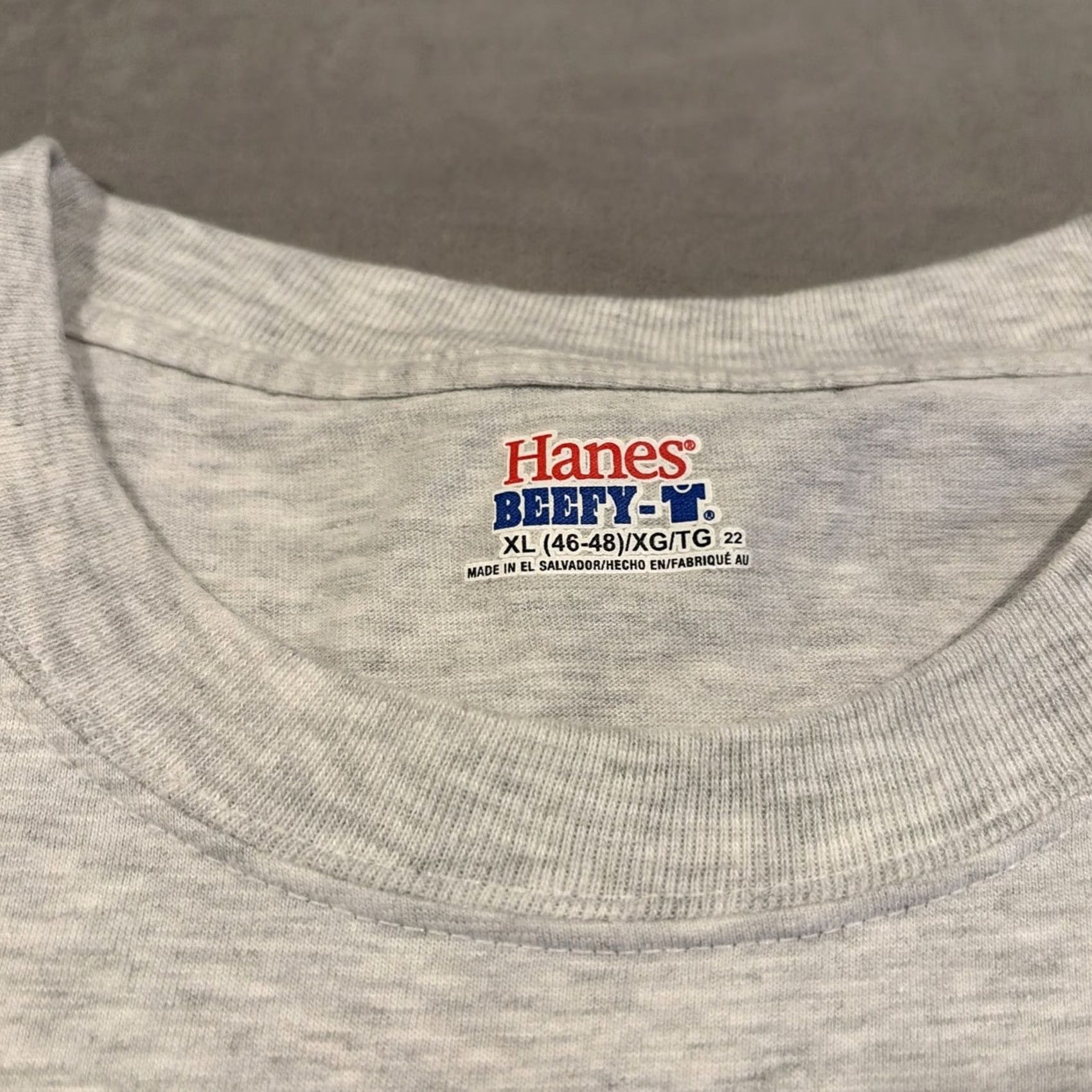 Hanes VINTAGE Hanes T Shirt DRF DAILY RACING FORM Men's XL Gray Crew Neck Mens Size US XL / EU 56 / 4 - 3 Thumbnail