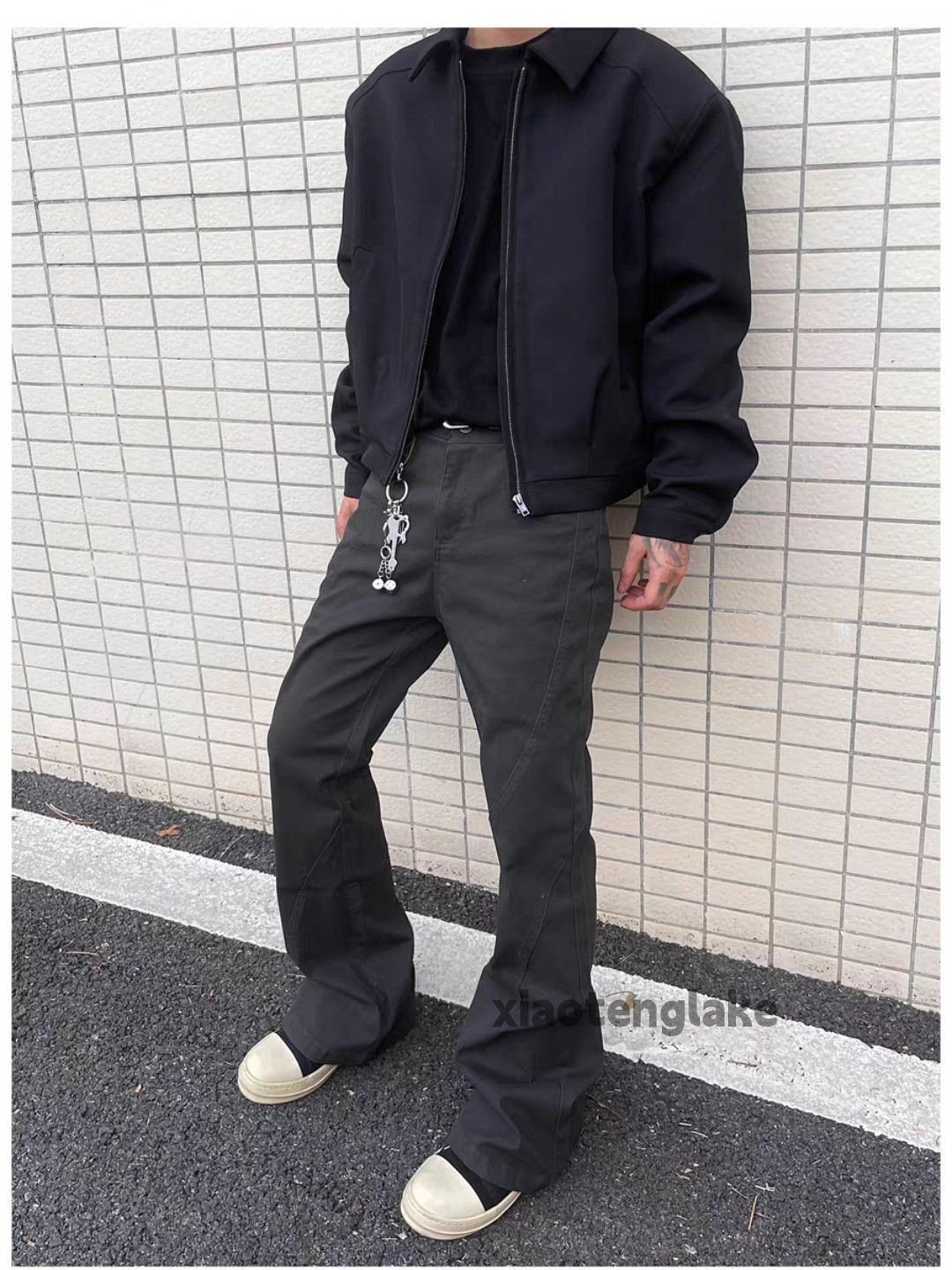 Designer × Japanese Brand × Vintage washed faded cleanfit patchwork punk grunge pants Size US 30 / EU 46 - 1 Thumbnail