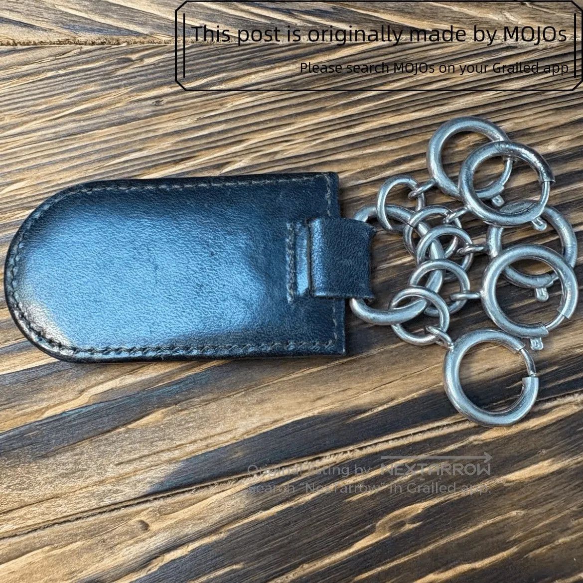 Jean Paul Gaultier Jean Paul Gualtier Leather Patch Key Chain. Size ONE SIZE - 2 Thumbnail