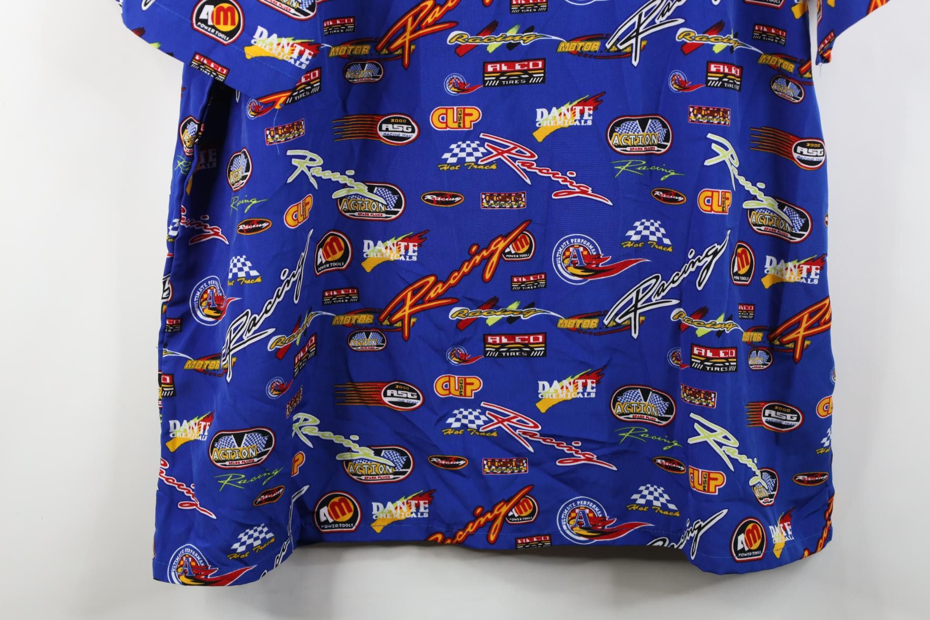 Vintage Vintage 90s Y2K Streetwear Over Print Collared Button Shirt Size US XL / EU 56 / 4 - 13 Thumbnail