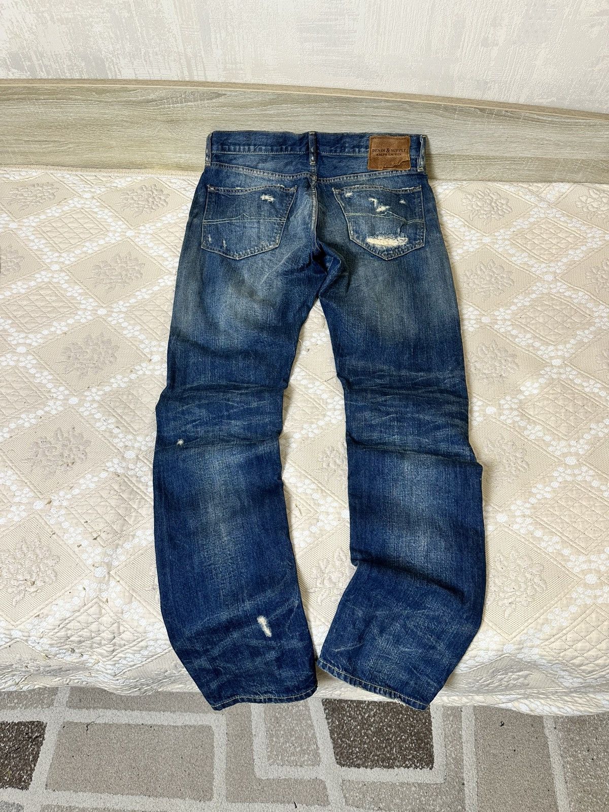 Denim & Supply Ralph Lauren 🔥 FW14 Denim Supply Ralph Lauren Distressed Denim Jeans Pant Size US 33 - 2 Thumbnail