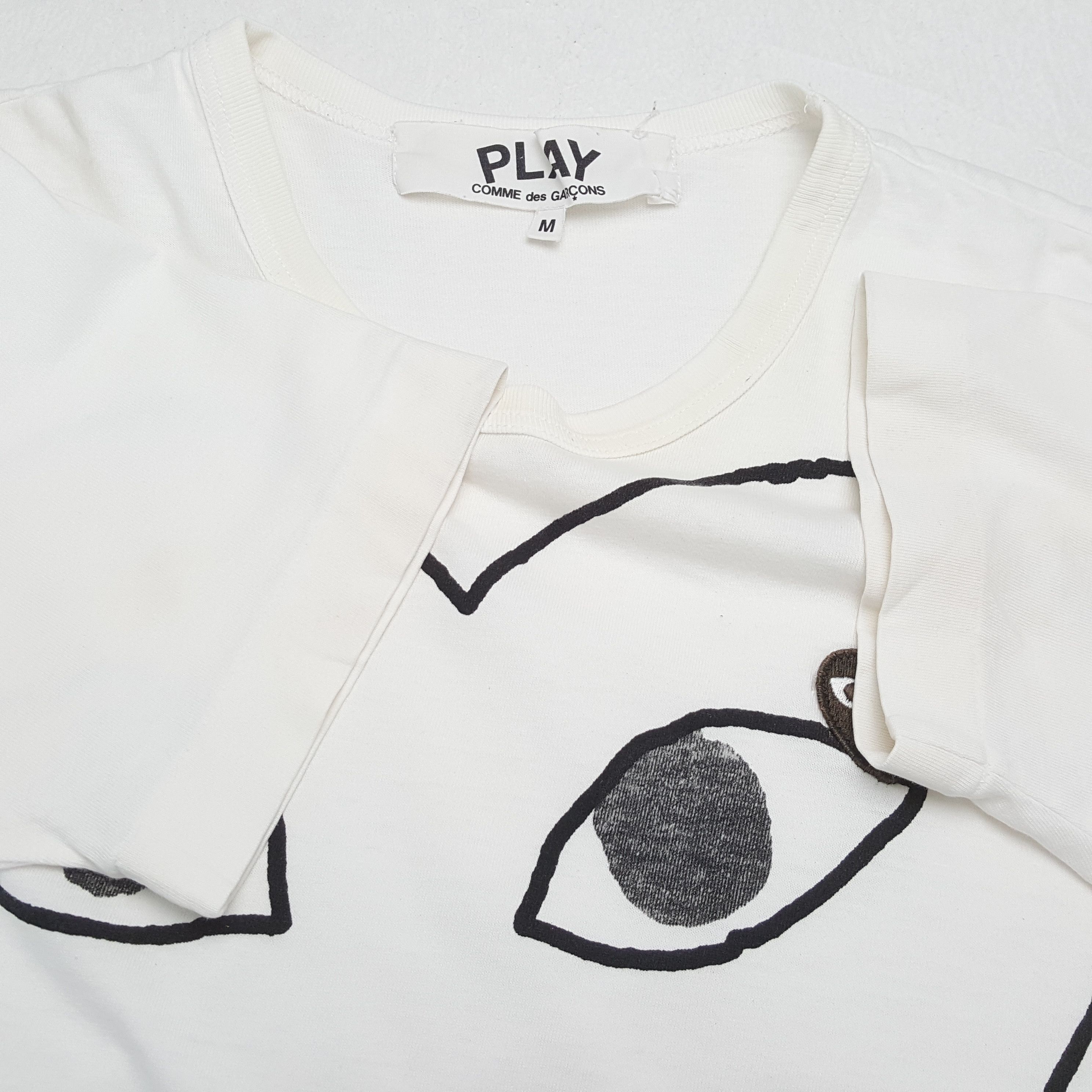 Comme des Garcons PLAY COMME DES GARCONS PLAY Fashion Designer Brand Tshirt Size US M / EU 48-50 / 2 - 7 Thumbnail
