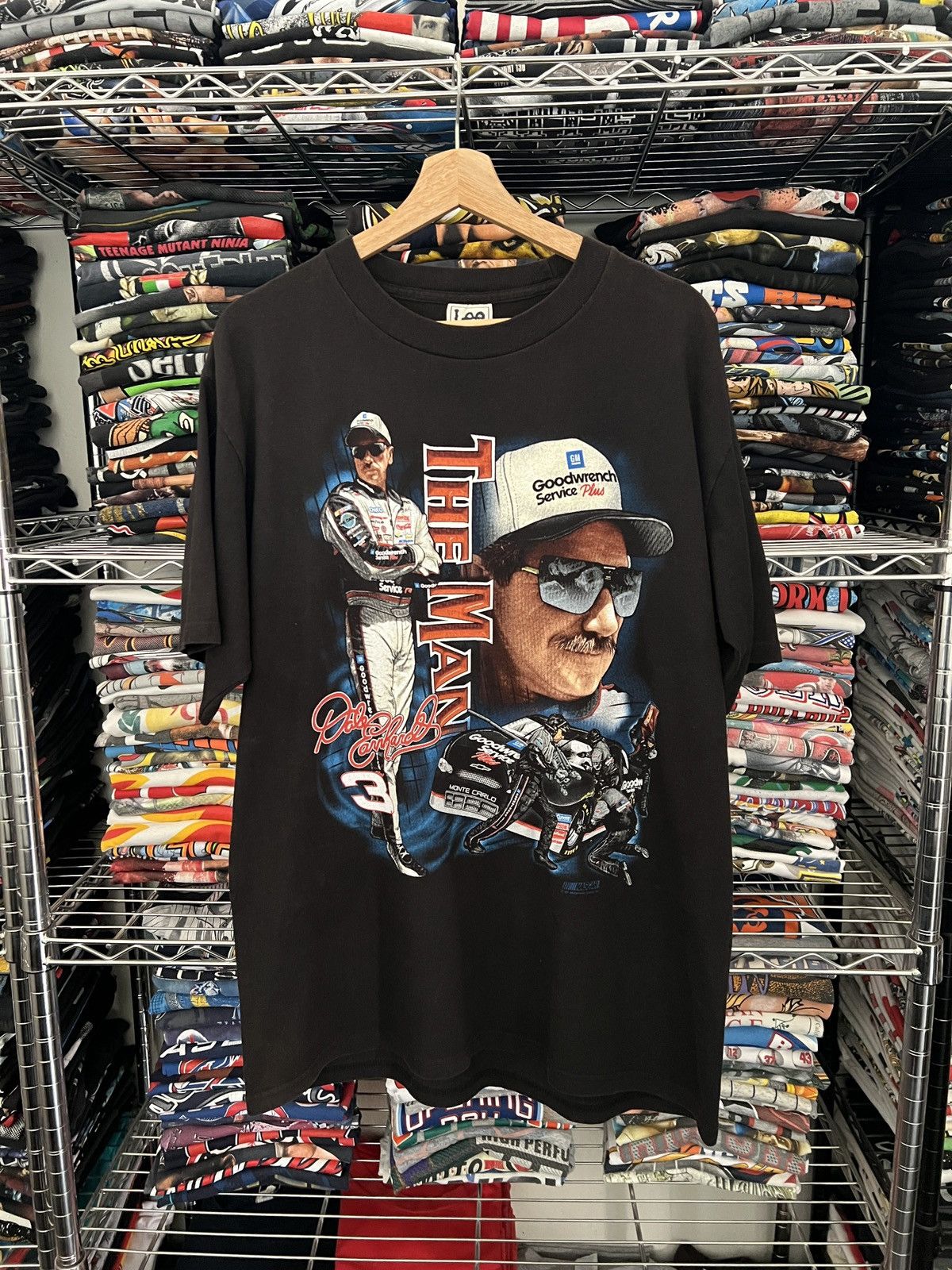Lee 90s NASCAR Dale Earnhardt The Man Tee Size US L / EU 52-54 / 3 - 1 Thumbnail