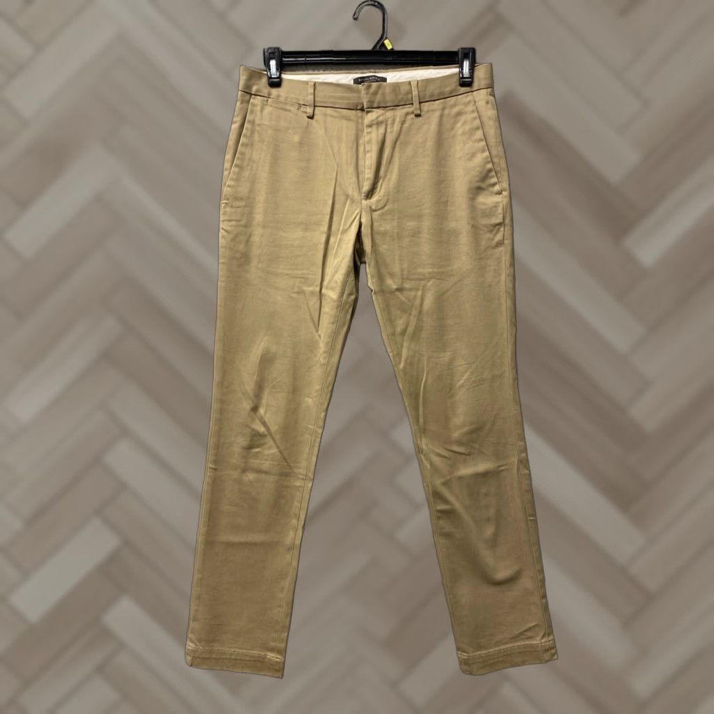 Banana Republic Banana Republic Pants Men Chino Khaki Cotton Slim 31x30 Regular 0572 Casual Mens Size US 31 - 1 Thumbnail