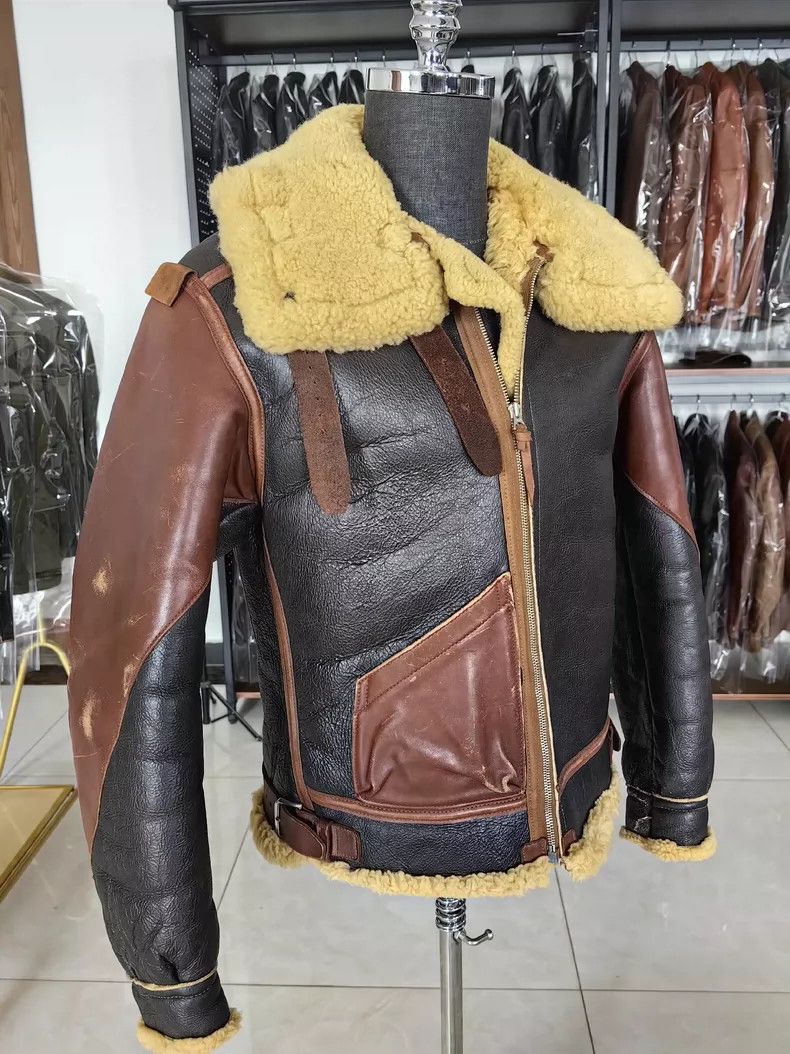 the real mccoys B3 One-piece Flight Leather Jacket