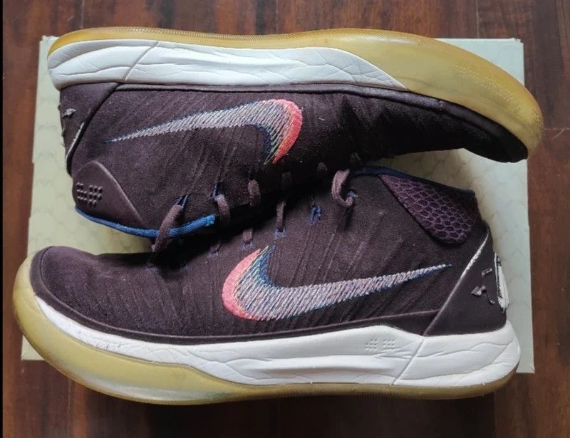 Nike Nike Kobe AD Mid Port Wine Basketball Sneaker 28,5 cm Size US 10.5 / EU 43-44 - 4 Thumbnail