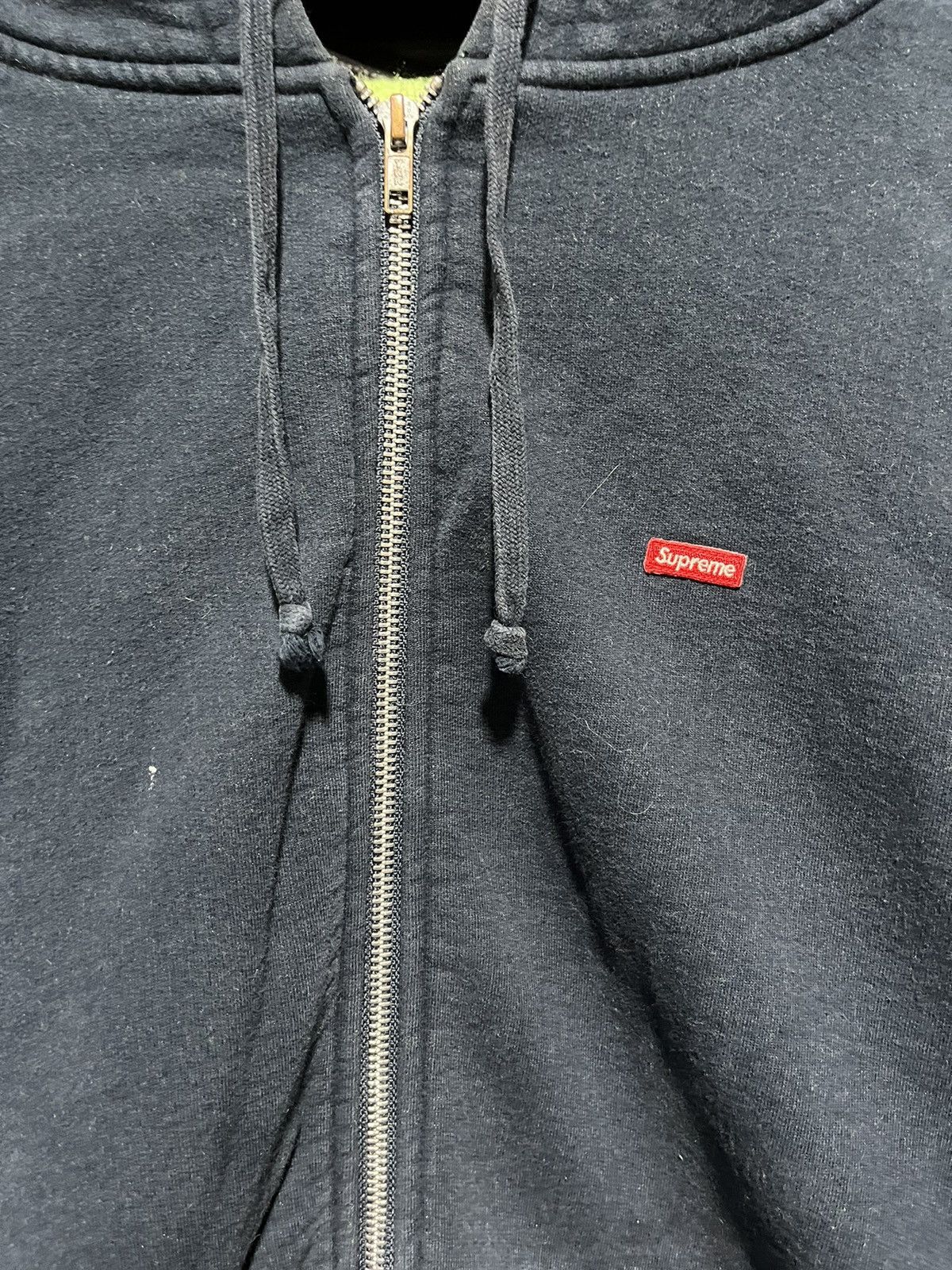 Supreme × Vintage Crazy Supreme Small Box Logo Zip-Up Hoodie Streetwear Skater Size US L / EU 52-54 / 3 - 5 Thumbnail