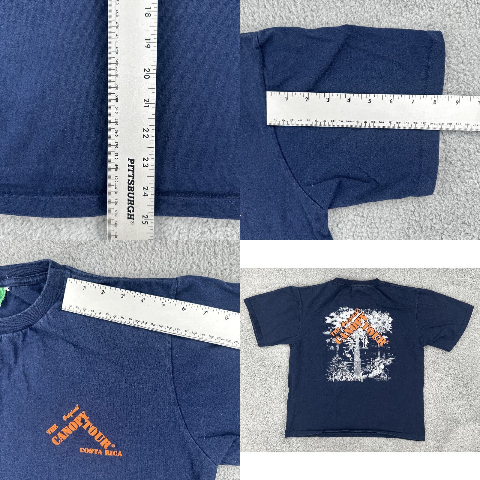 Vintage VINTAGE J.B. T Shirt 90s Costa Rica Canopy Tour Blue Mens L Graphic Tee Size US L / EU 52-54 / 3 - 9 Thumbnail