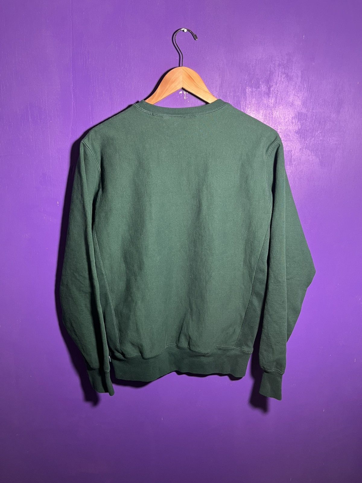 Supreme Supreme FW18 green tonal box logo sweatshirt Size US L / EU 52-54 / 3 - 2 Thumbnail