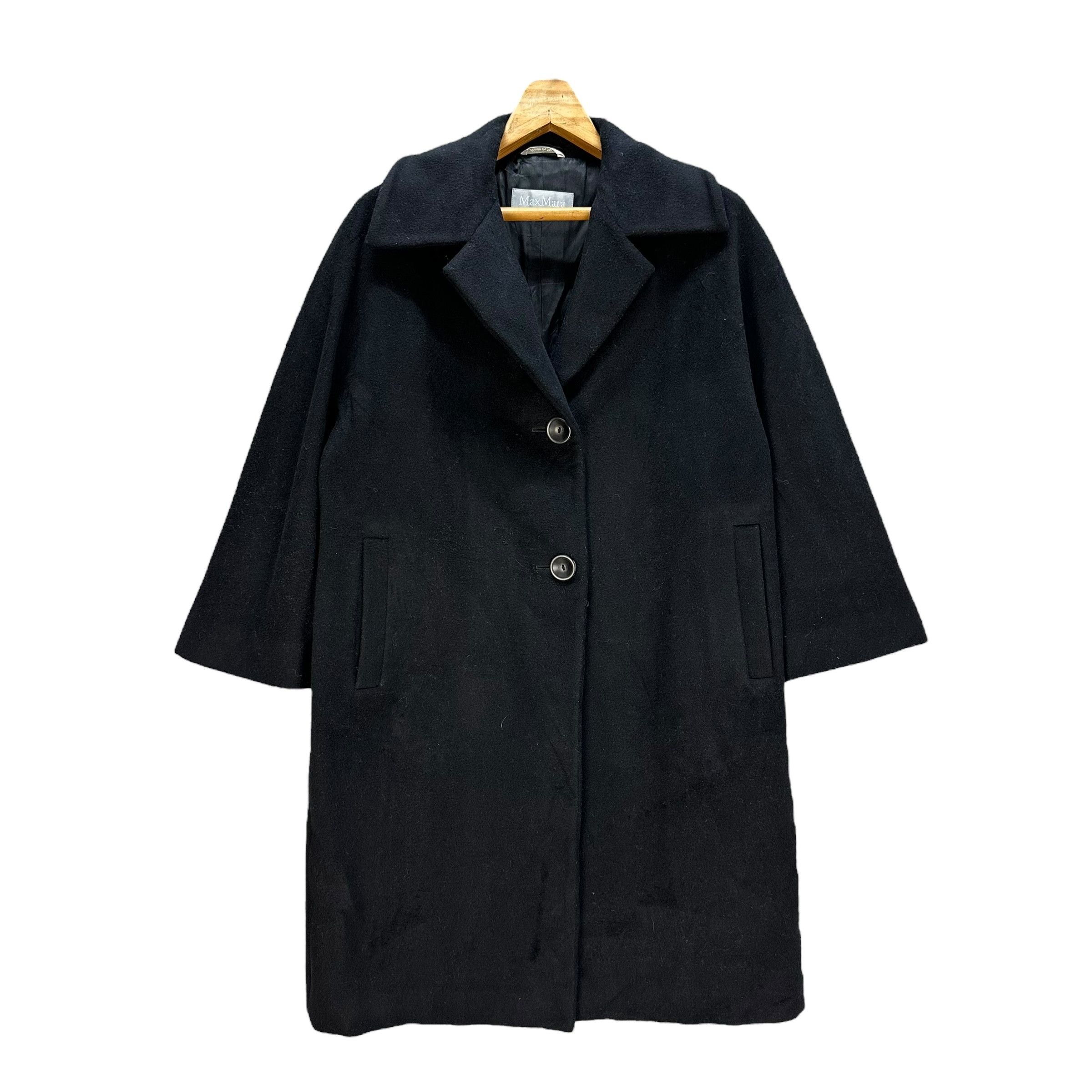 Max Mara Salsa Oversize Jacquard Fabric Trench With Mosaic