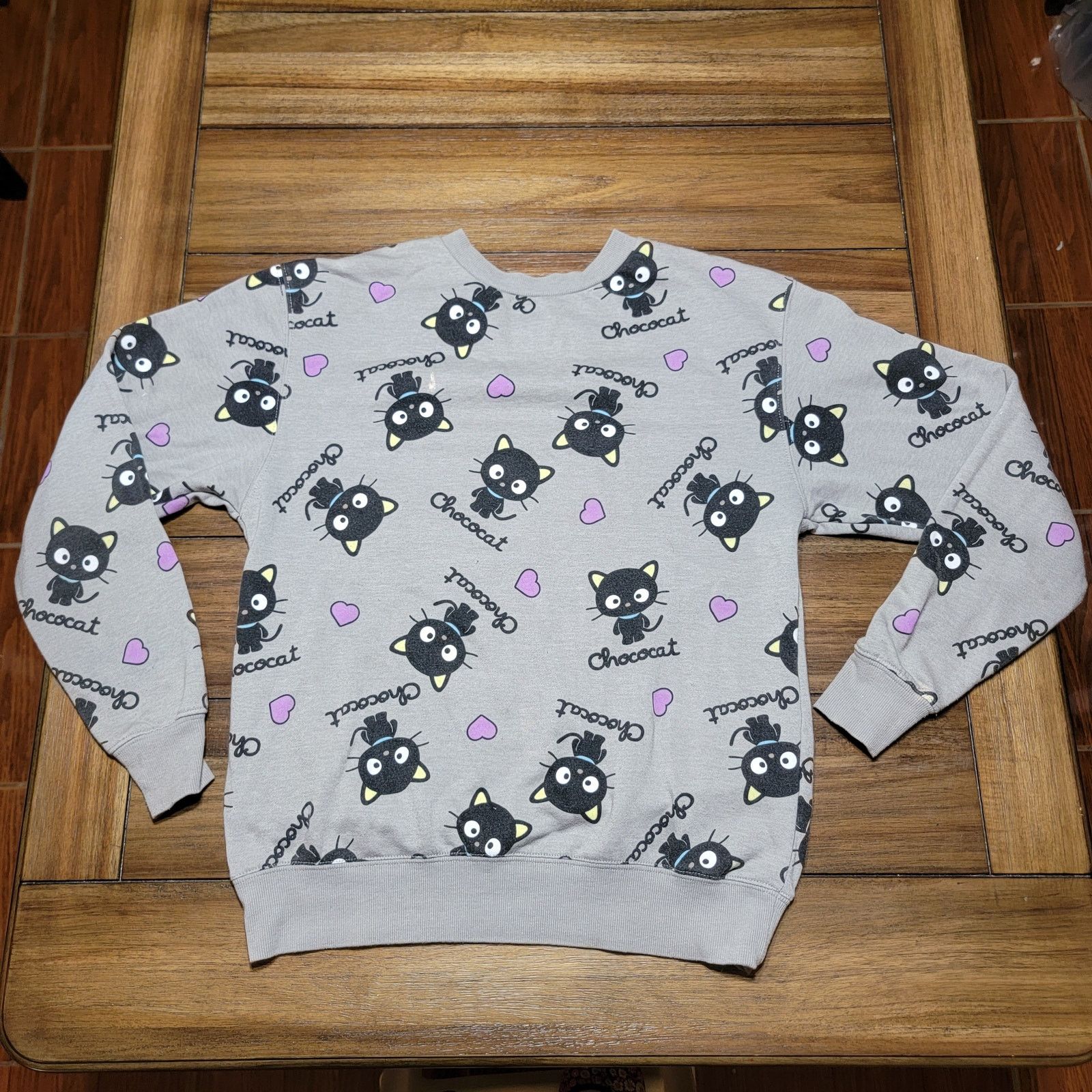 Other Chococat LS Grey Sweatshirt by Sanrio - Size XS Size XS / US 0-2 / IT 36-38 - 1 Thumbnail