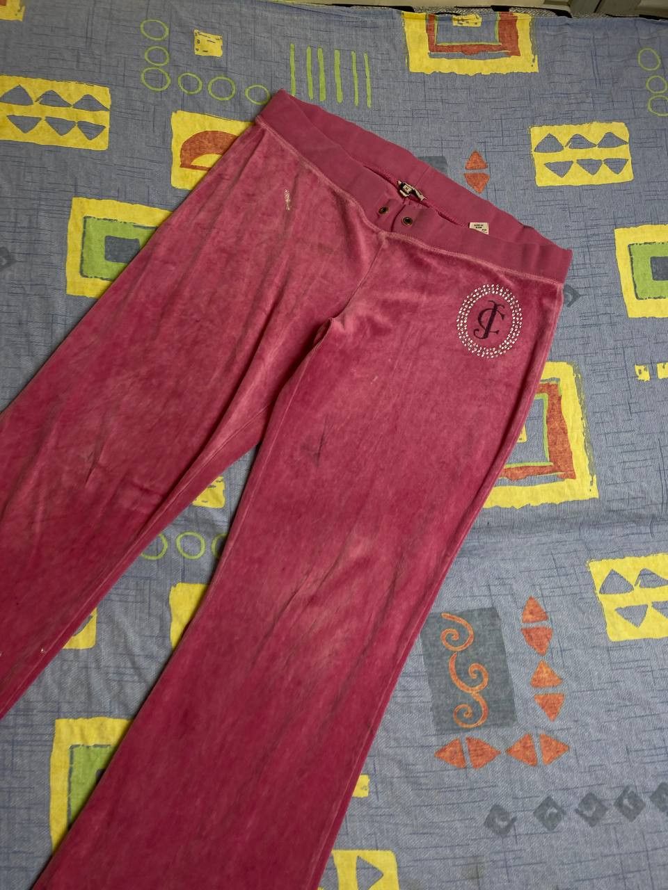 Juicy Couture × Vintage VINTAGE JUICY COUTURE 2000s PANTS Size 32" / US 10 / IT 46 - 8 Thumbnail