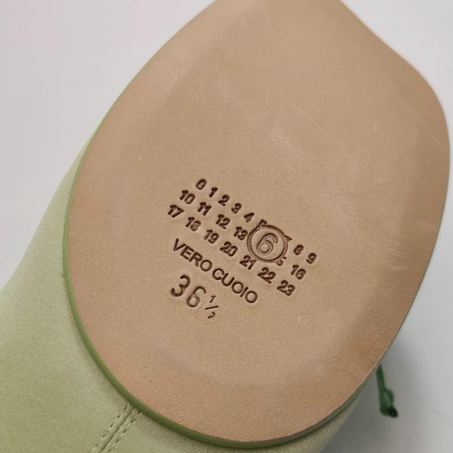 Maison Margiela Maison Margiela MM6 Apple Green Bow Ballet Flats 36.5 Size US 6 / IT 36 - 4 Thumbnail