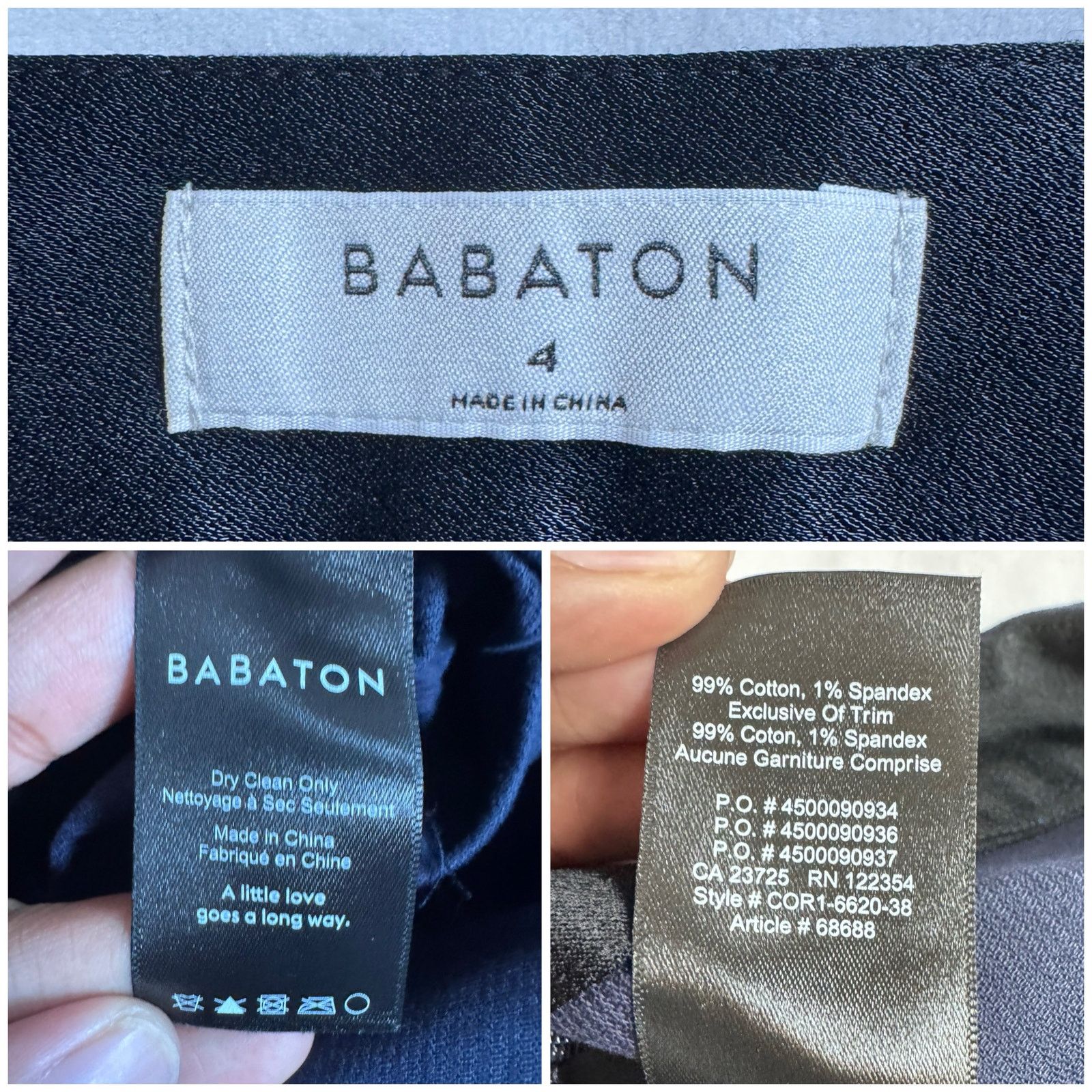 Other Babaton Aritzia Mitch Black Pants Size 4 - NWT Size 27" / US 4 / IT 40 - 3 Thumbnail