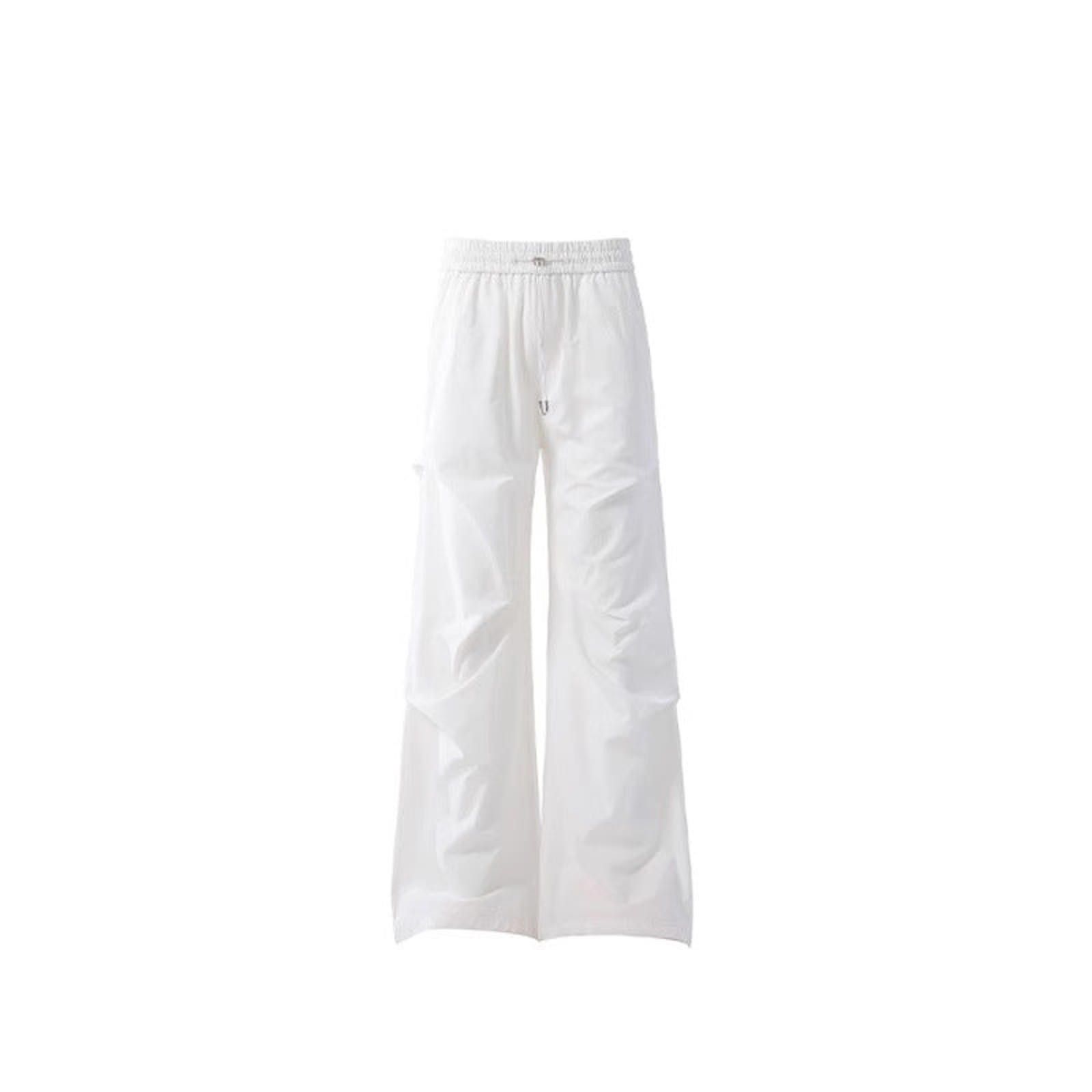 Japanese Brand Black Wide Leg Baggy Pants, Relaxed Fit Trousers Size US 32 / EU 48 - 6 Thumbnail