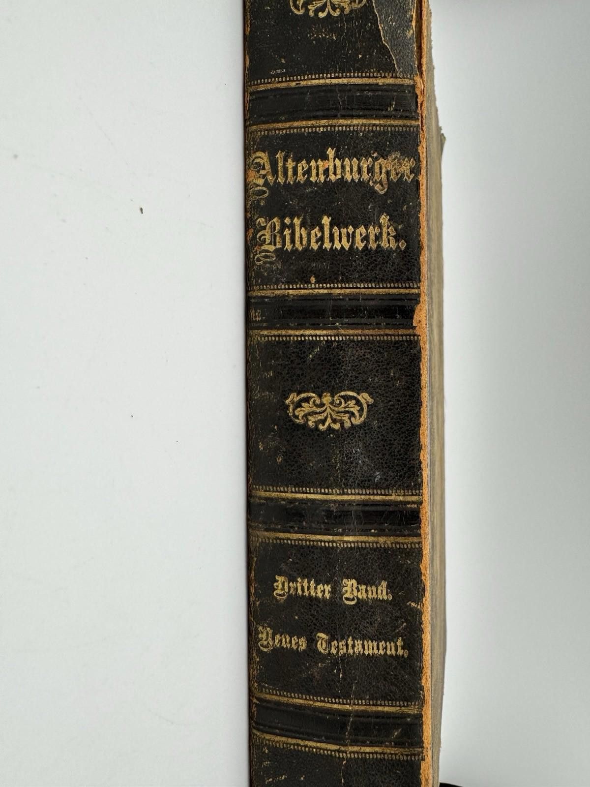 Designer Vintage Altenburger Bibelwerk 3rd Vol German Lutheran 1870s Size ONE SIZE - 2 Thumbnail