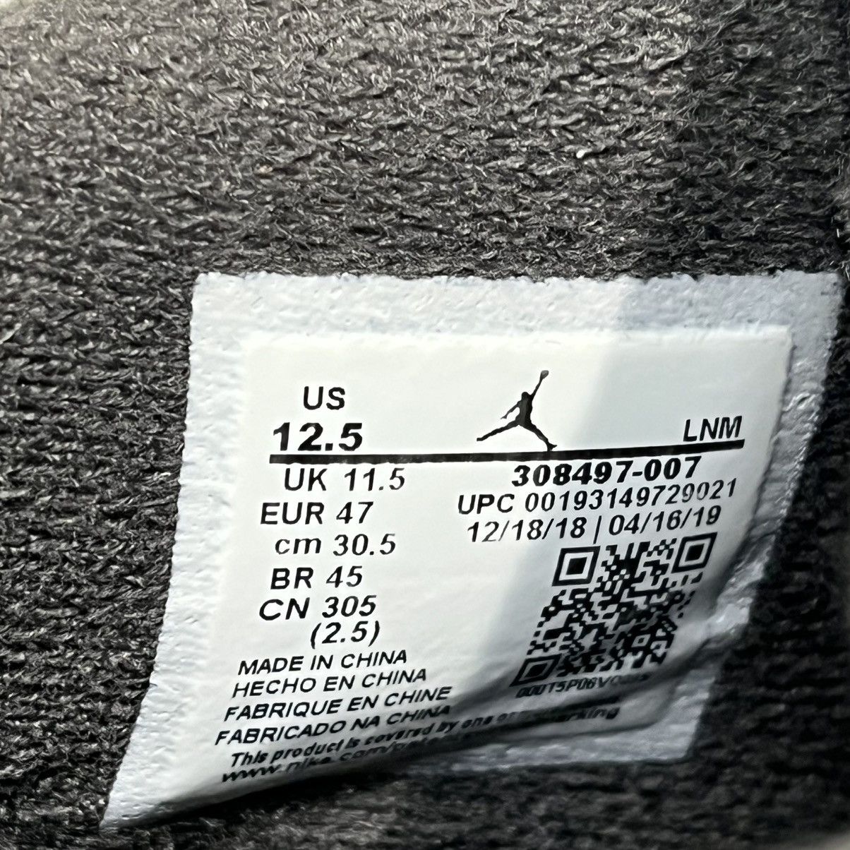 Nike Air Jordan 4 Retro Cool Grey (2019) Size US 12.5 / EU 45-46 - 13 Thumbnail