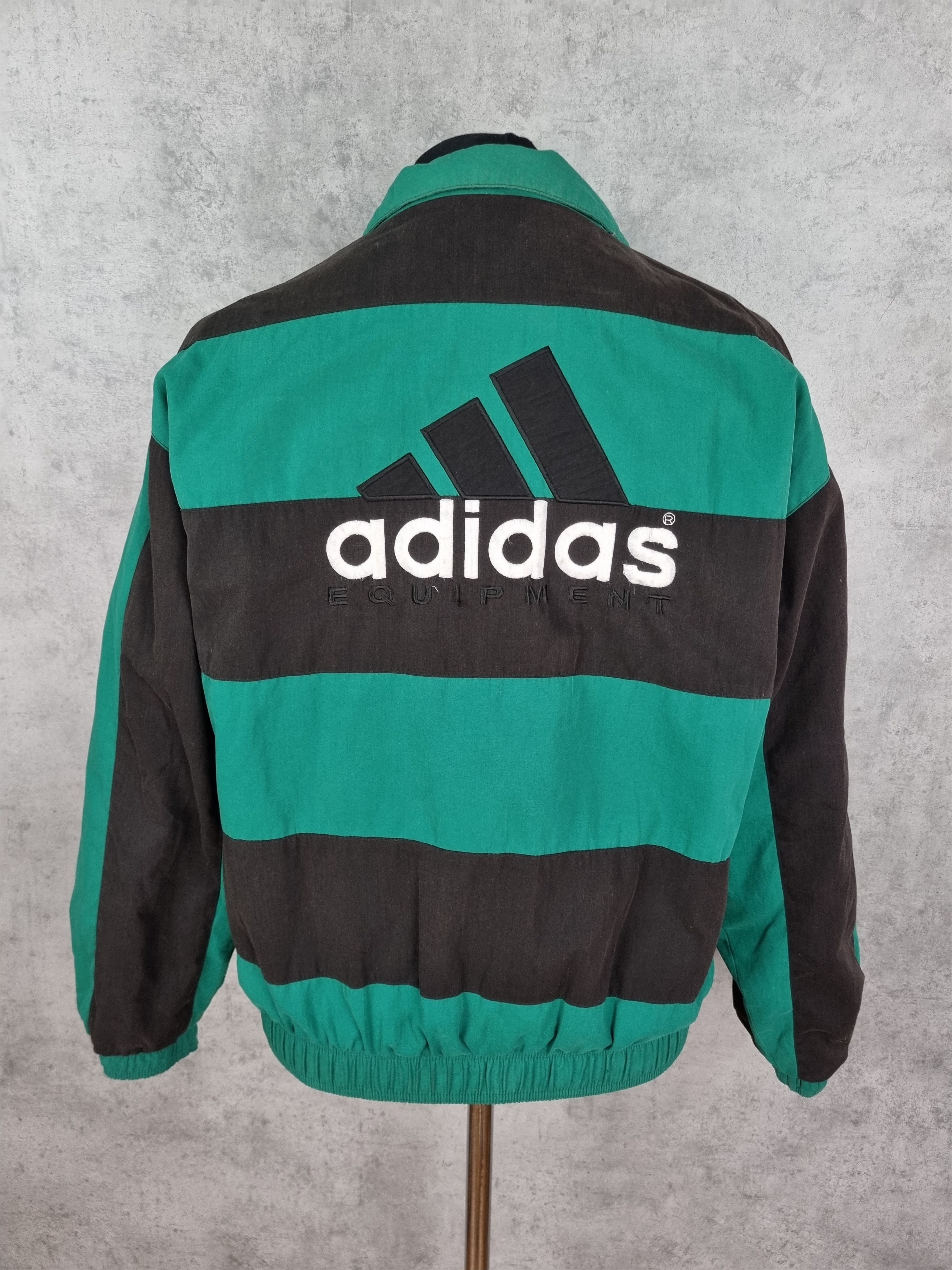 Adidas 90s Adidas Equipment Vintage Big Logo Track Top Size US M / EU 48-50 / 2 - 9 Thumbnail