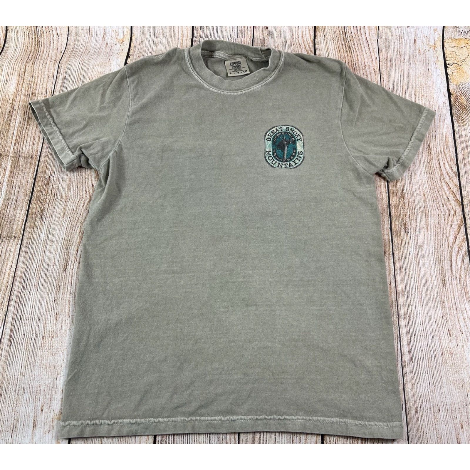 Comfort Colors Comfort Colors Green T Shirt Small Men Regular Short Sleeve Cotton Colorful Great Smoky Mountains Cades Cove Tennessee Size US S / EU 44-46 / 1 - 2 Thumbnail