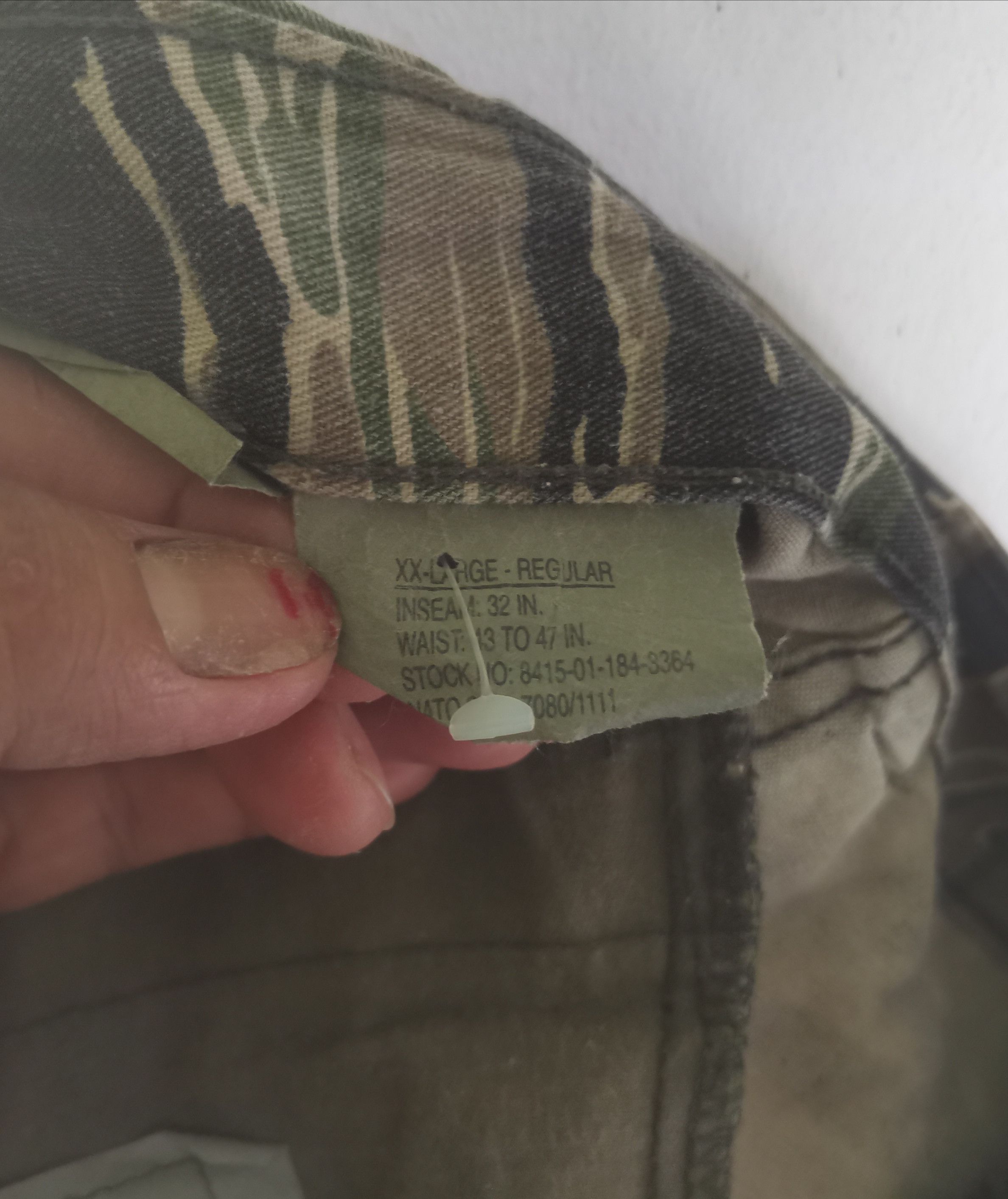 Vintage Rare vintage Army pants Tigerstripe design Size US 44 / EU 60 - 4 Thumbnail