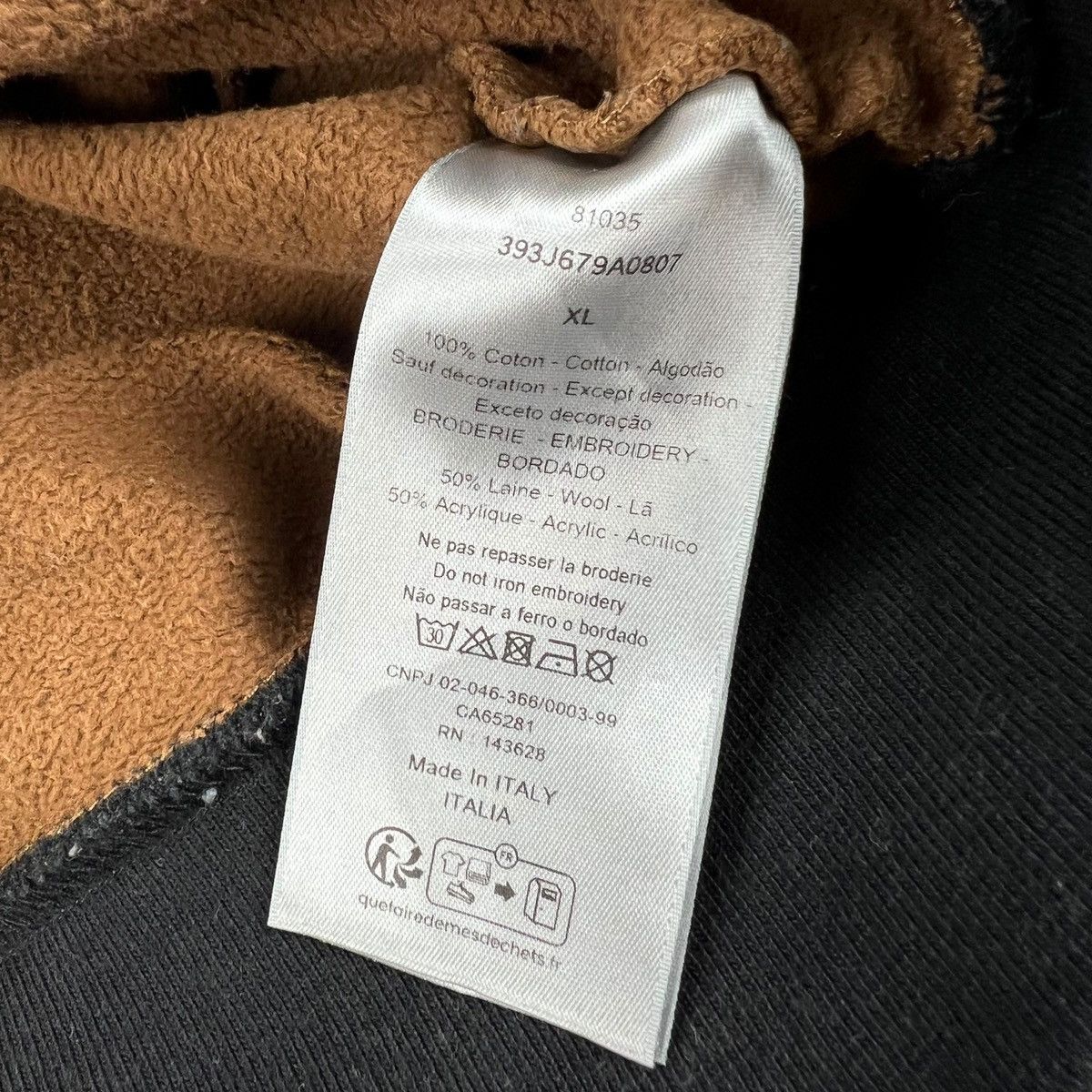 DENIM TEARS × Dior Dior x Denim Tears Sweatshirt Size US XL / EU 56 / 4 - 5 Thumbnail