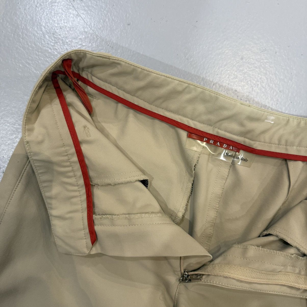 Prada Prada Beige Red Tab Chinos/Pant Size US 28 / EU 44 - 7 Thumbnail