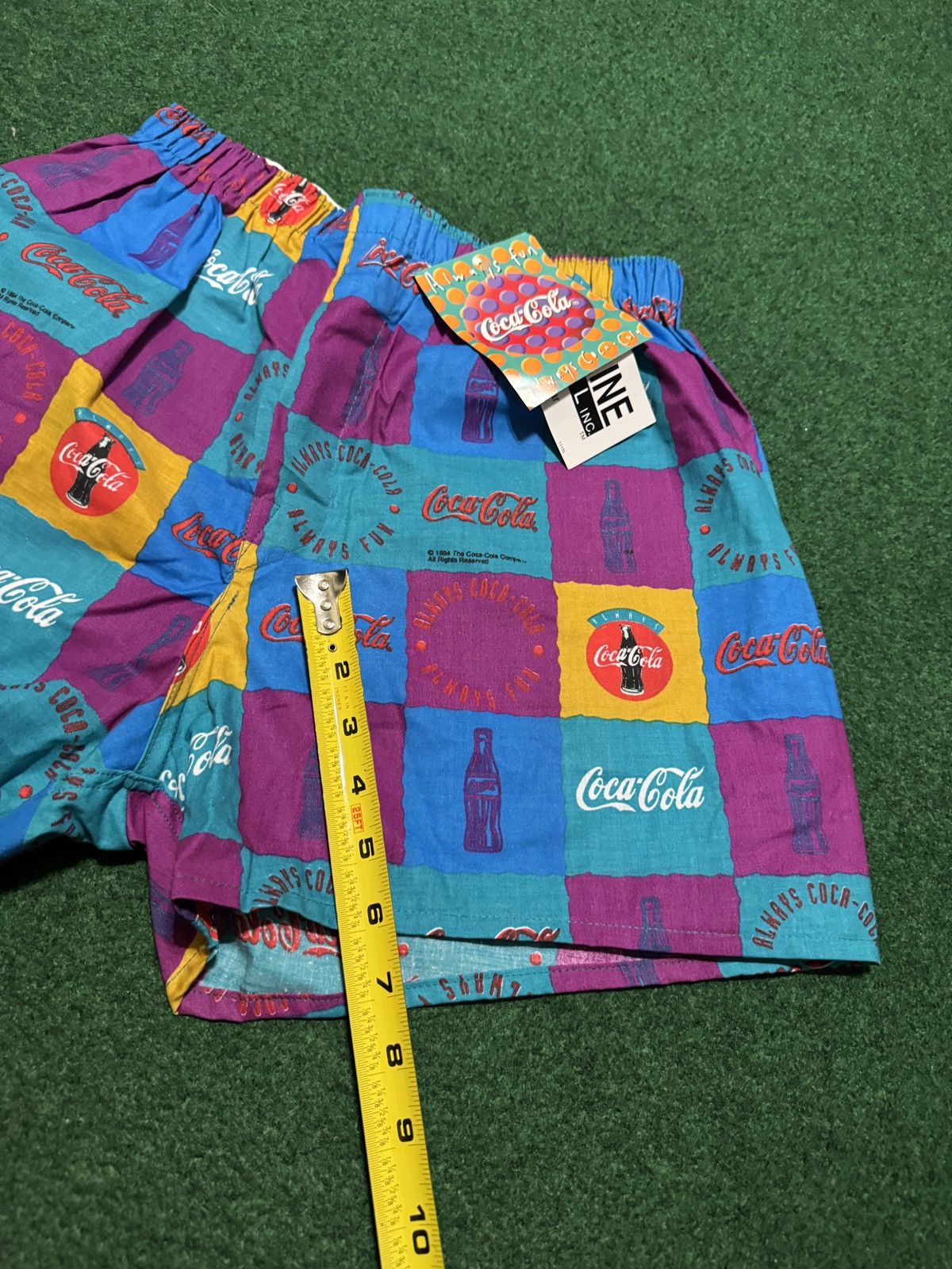 Coca Cola Vintage 90s Coca Cola Coke Retro Warhol Pop Art NWT Boxers Size ONE SIZE - 5 Thumbnail