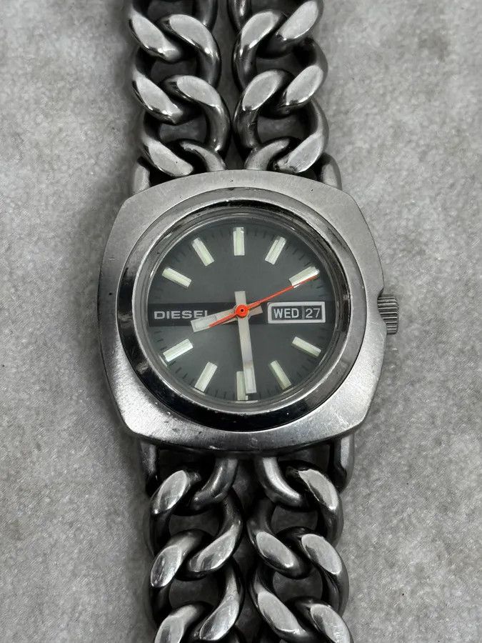 Diesel 2000s Diesel Avant-Garde Chain Watch Size ONE SIZE - 3 Thumbnail